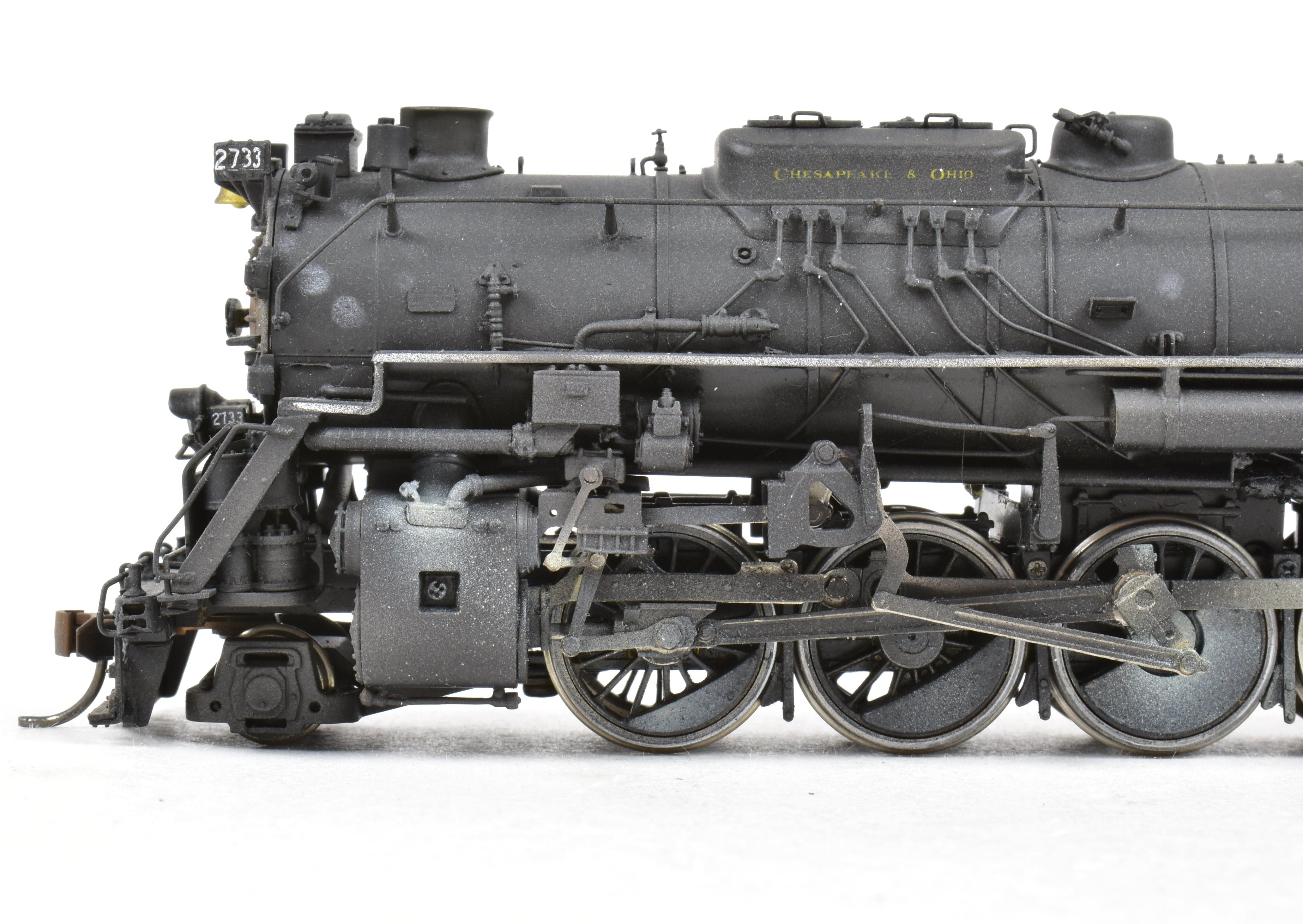 HO Brass Precision Scale Co. C&O K-4 Class 2-8-4 No. 2733 DCC Sound Model
