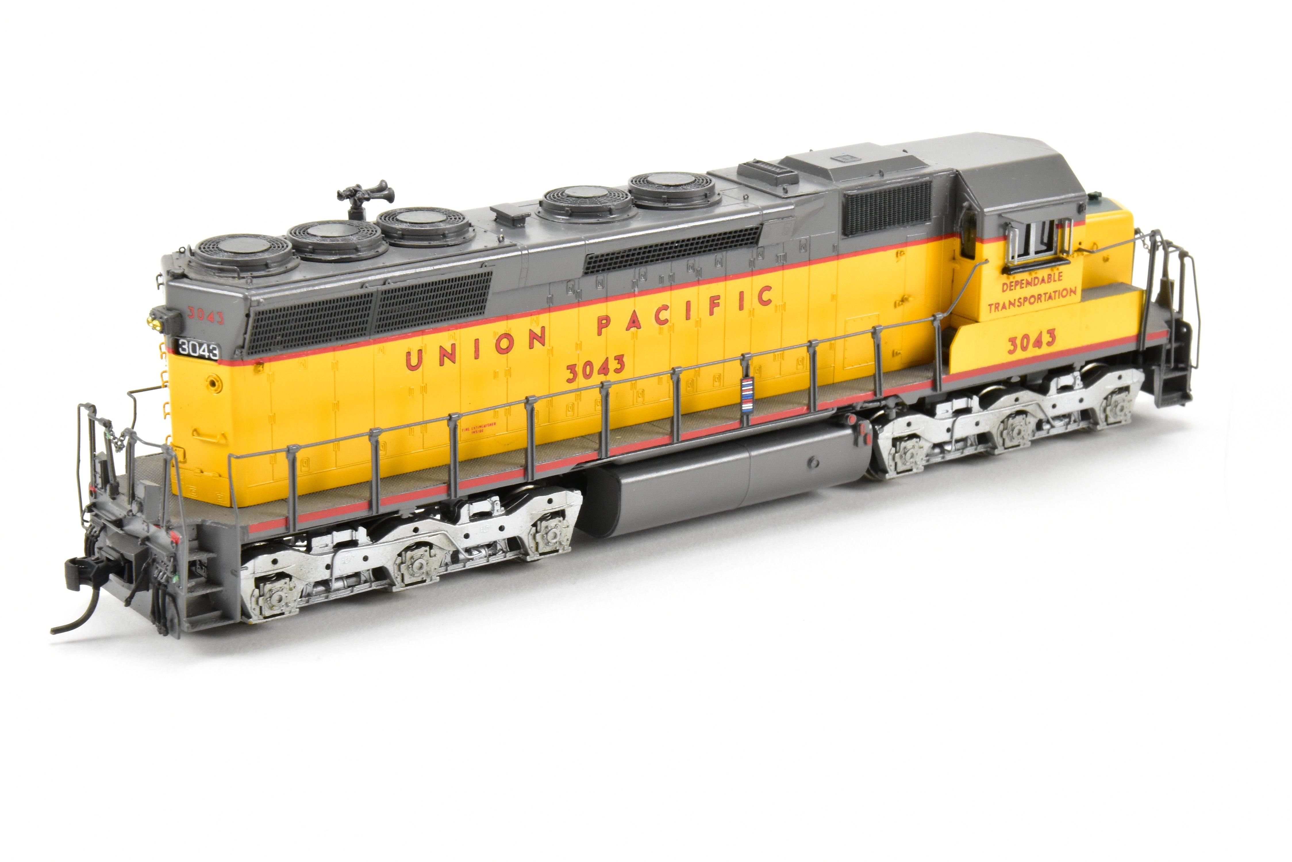HO Brass OMI UP Union Pacific EMD SD40X 3043 with Flared Radiators
