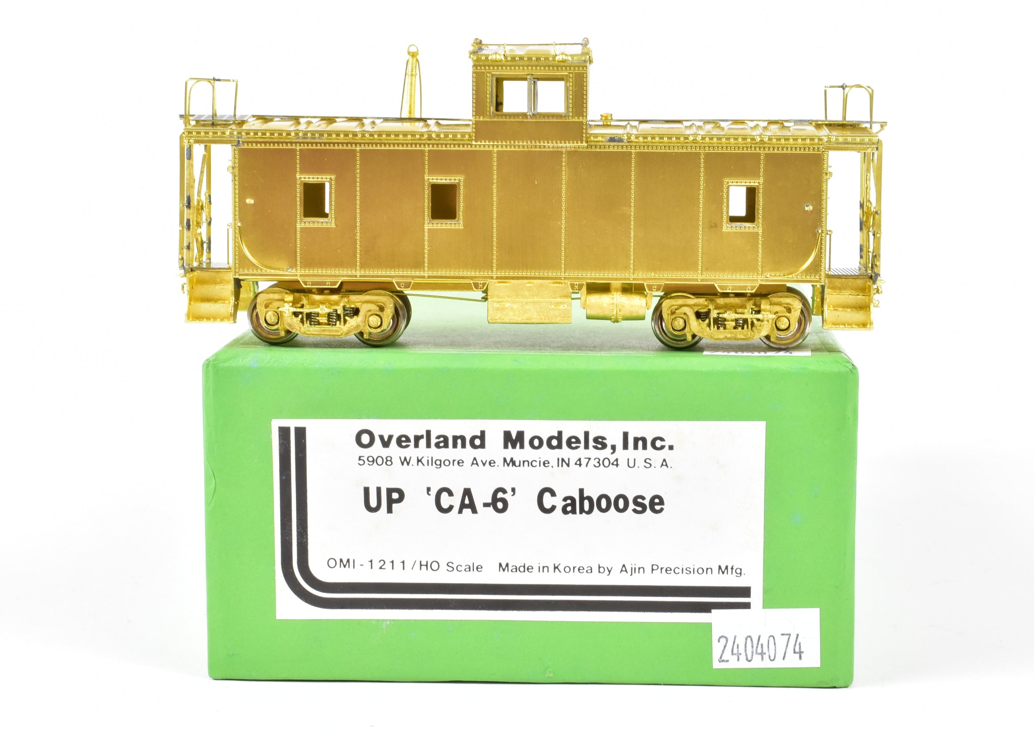 HO Scale Brass Union Pacific CA - 6 Caboose by OMI Overland Models
