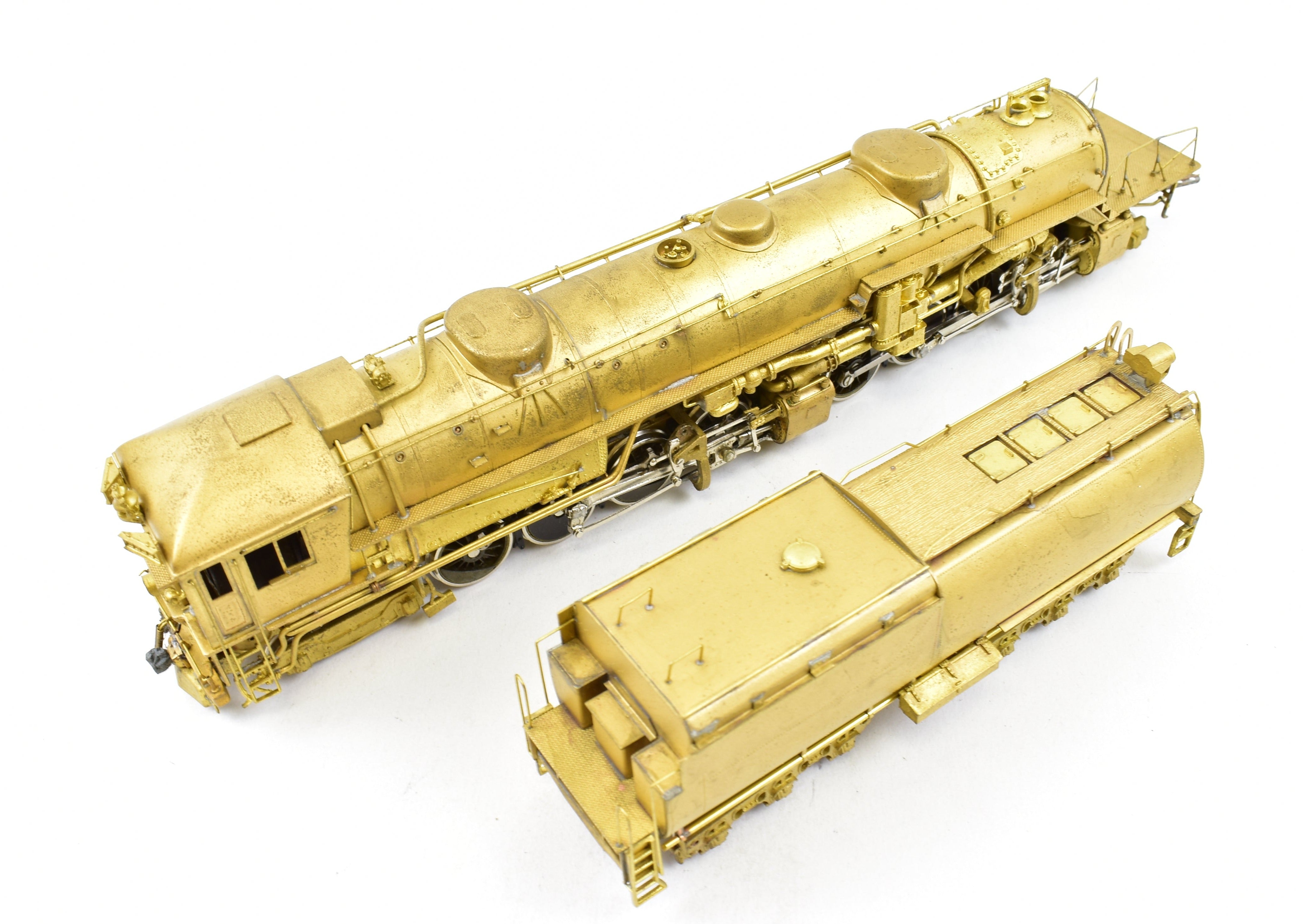 HO Scale Brass Model Train by Westside Model Co., Southern Pacific Class AC - 4 4 - 8 - 8 - 2 Cab Forward Locomotive from 1977 Production Run