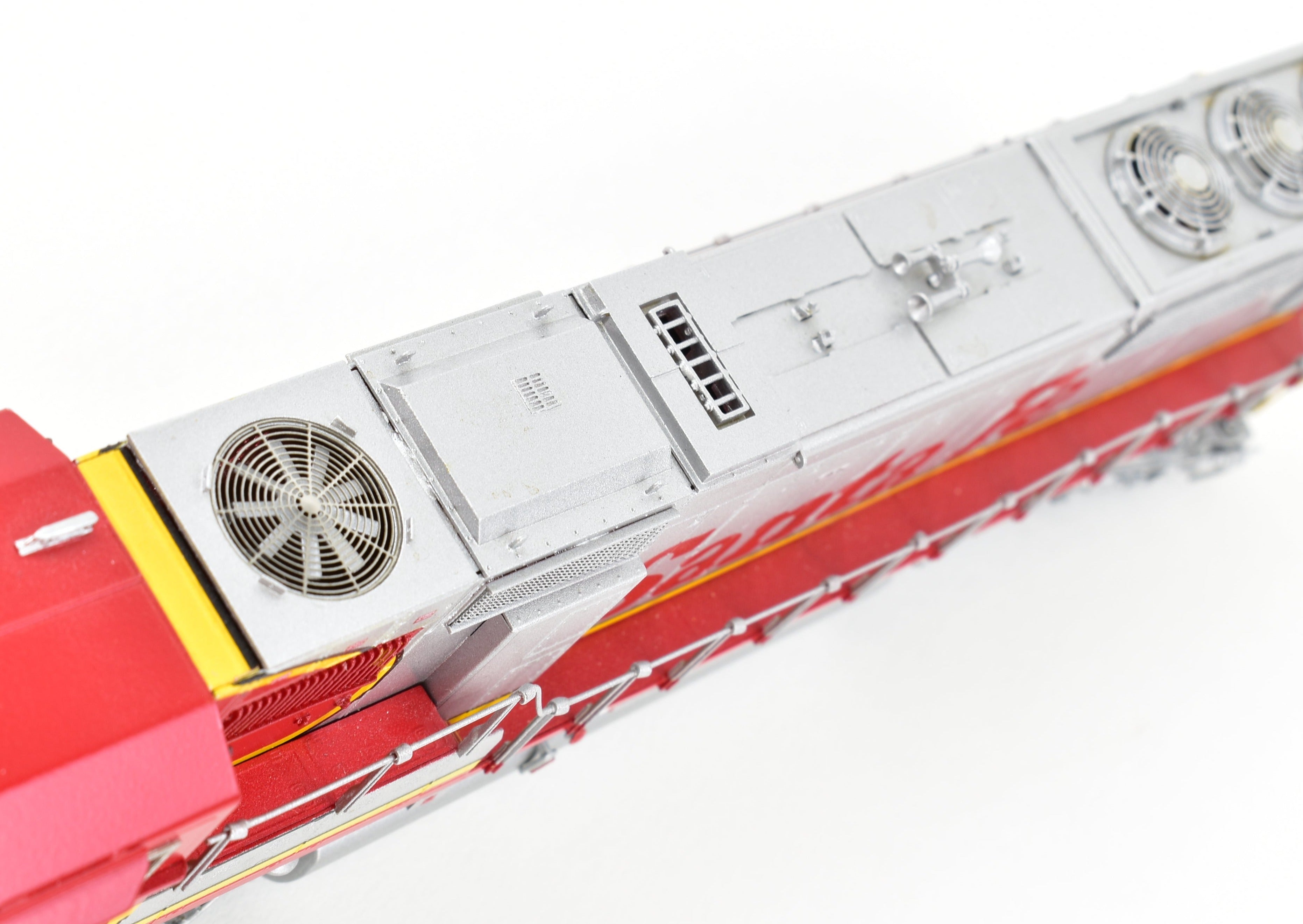 HO Scale Brass Locomotive - Overland Models, Inc. ATSF - Santa Fe EMD SD75M FP, Factory-Painted and Lettered No. 238