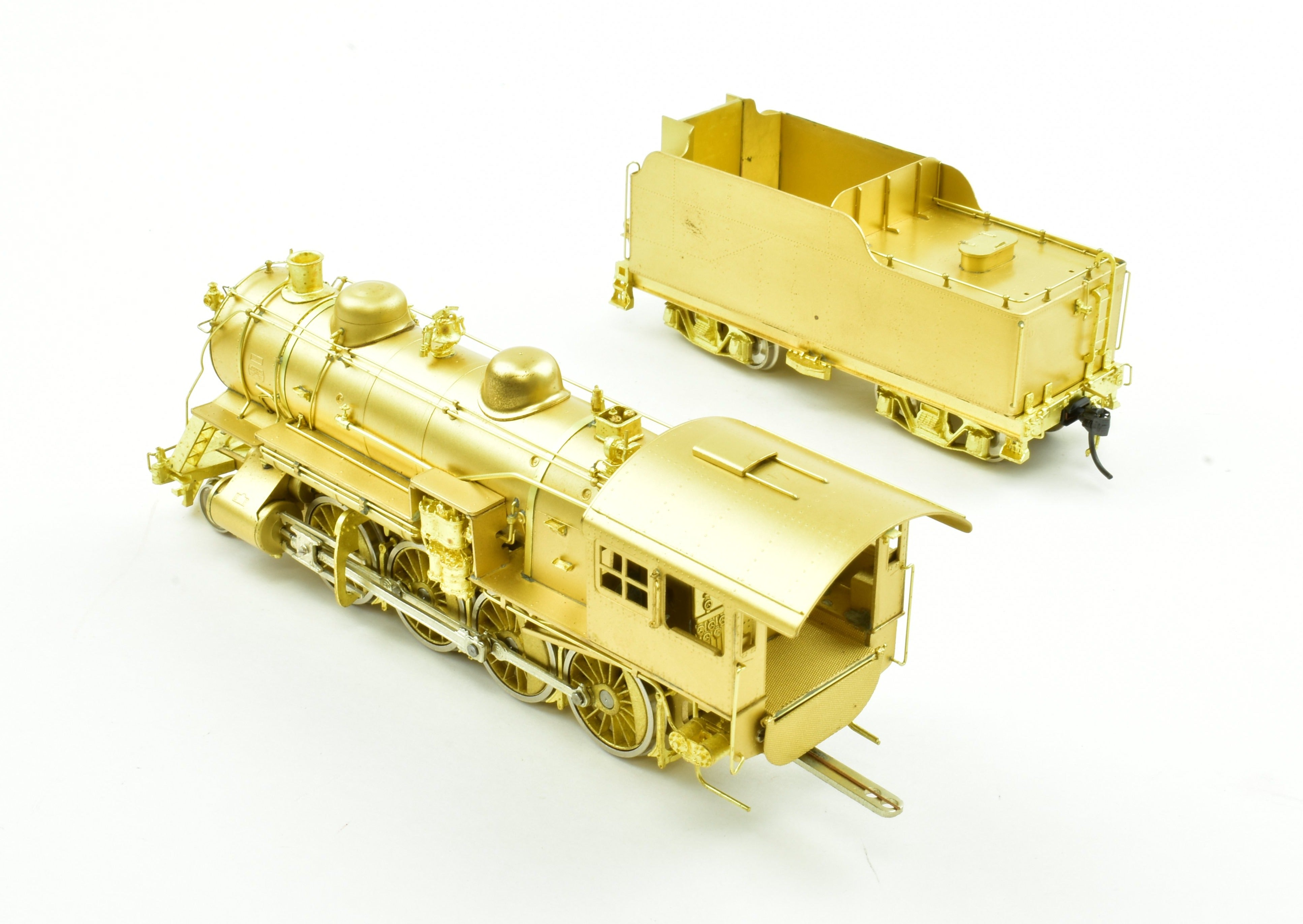HO Scale Brass Model Key Imports Rutland Railroad G - 34 2 - 8 - 0 Consolidation Steam Locomotive with Stoker Engine