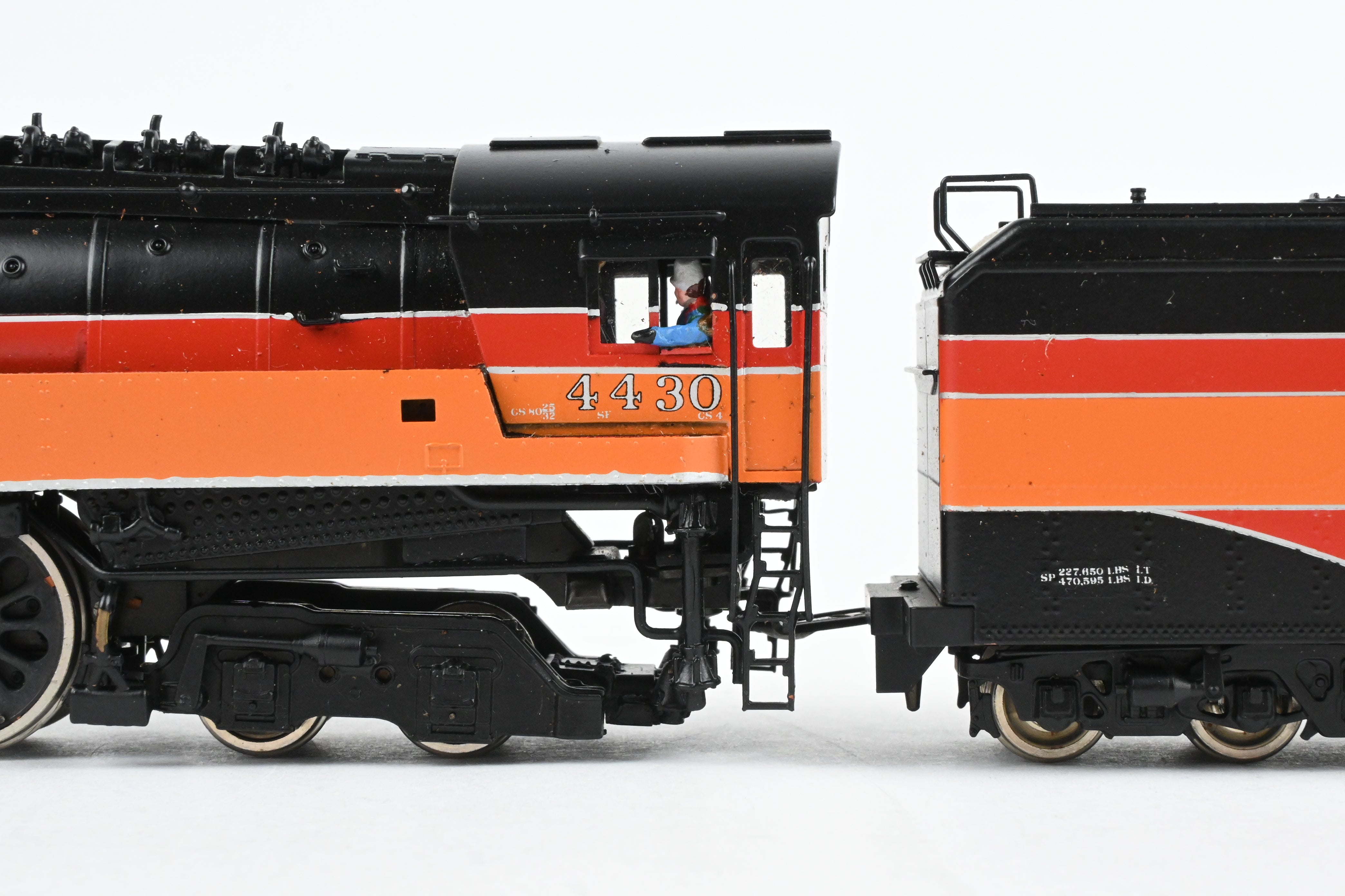 HO Scale Brass Model Train - Westside Model Co. Southern Pacific Class GS - 4 4 - 8 - 4 FP Daylight Locomotive #4430