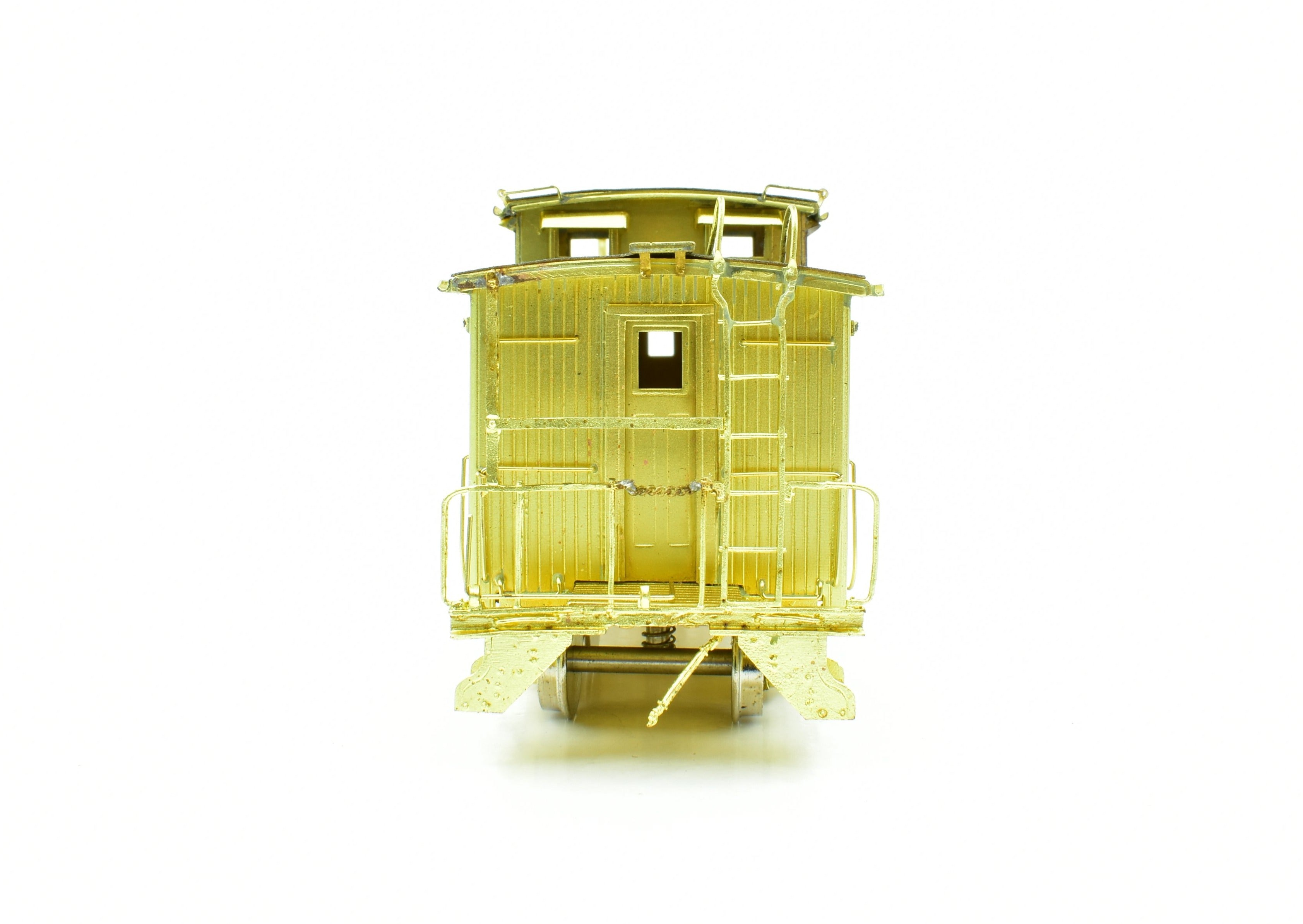 HO Scale Brass Railroad Caboose Model - OMI (Overland Models, Inc.) SAL (Seaboard Air Line) Wood Sheath Design