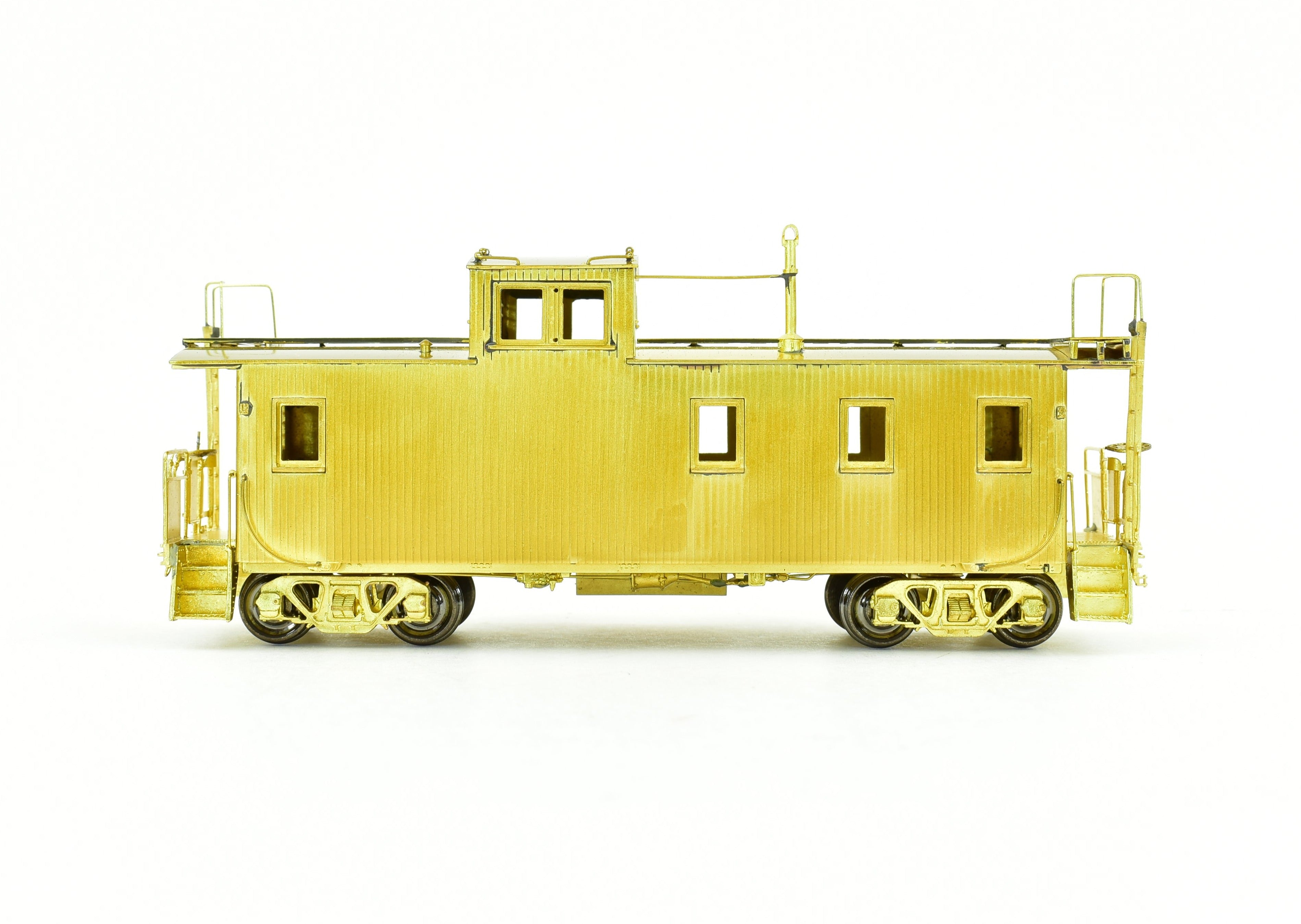 HO Scale Brass Caboose Model by OMI - Overland Models, Inc. for Great Northern Railroad, Factory New 30-Foot Wood Design