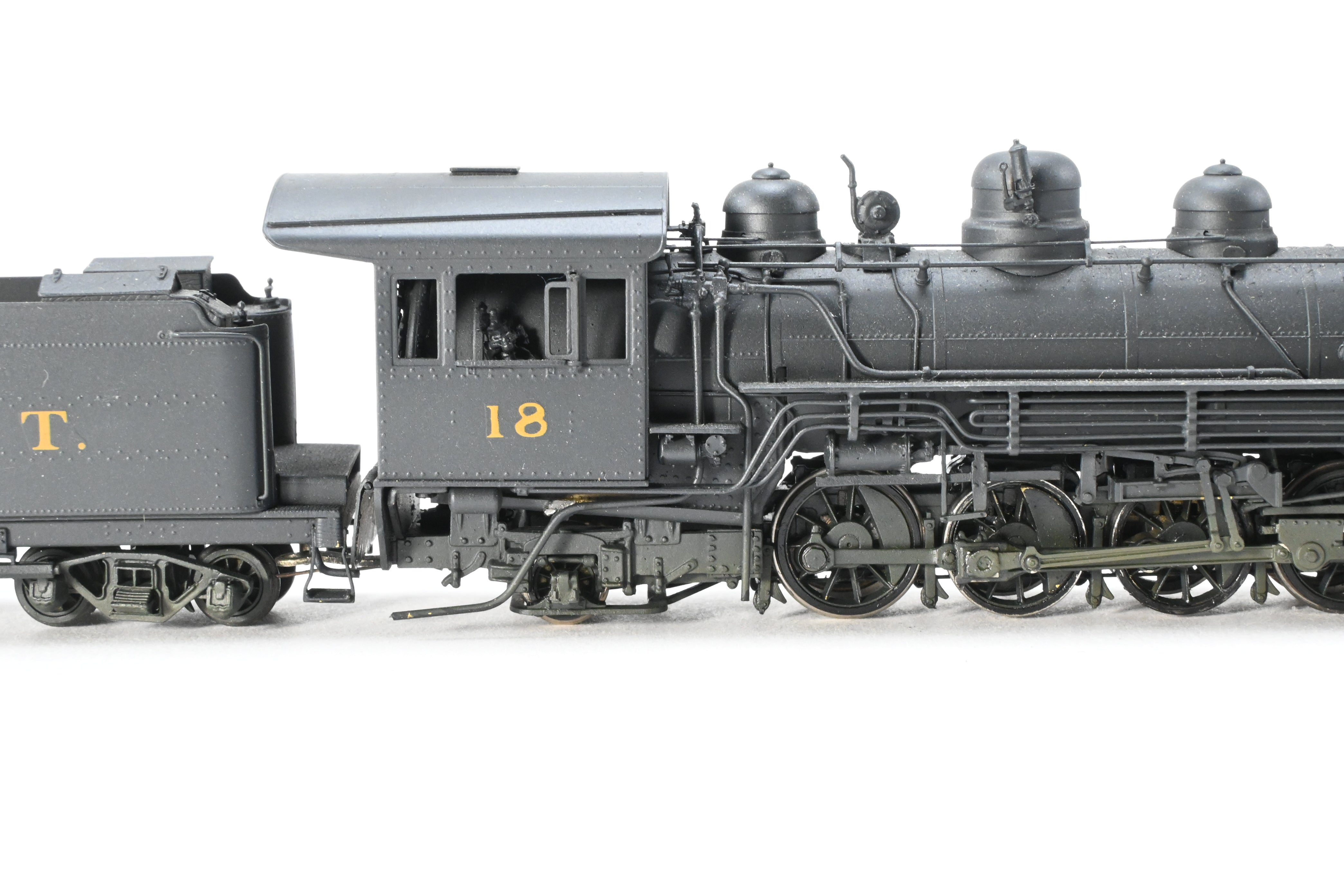 HOn3 Scale Brass Hallmark Models Custom - Painted EBT (East Broad Top) 2 - 8 - 2 Mikado Locomotive Model No. 18