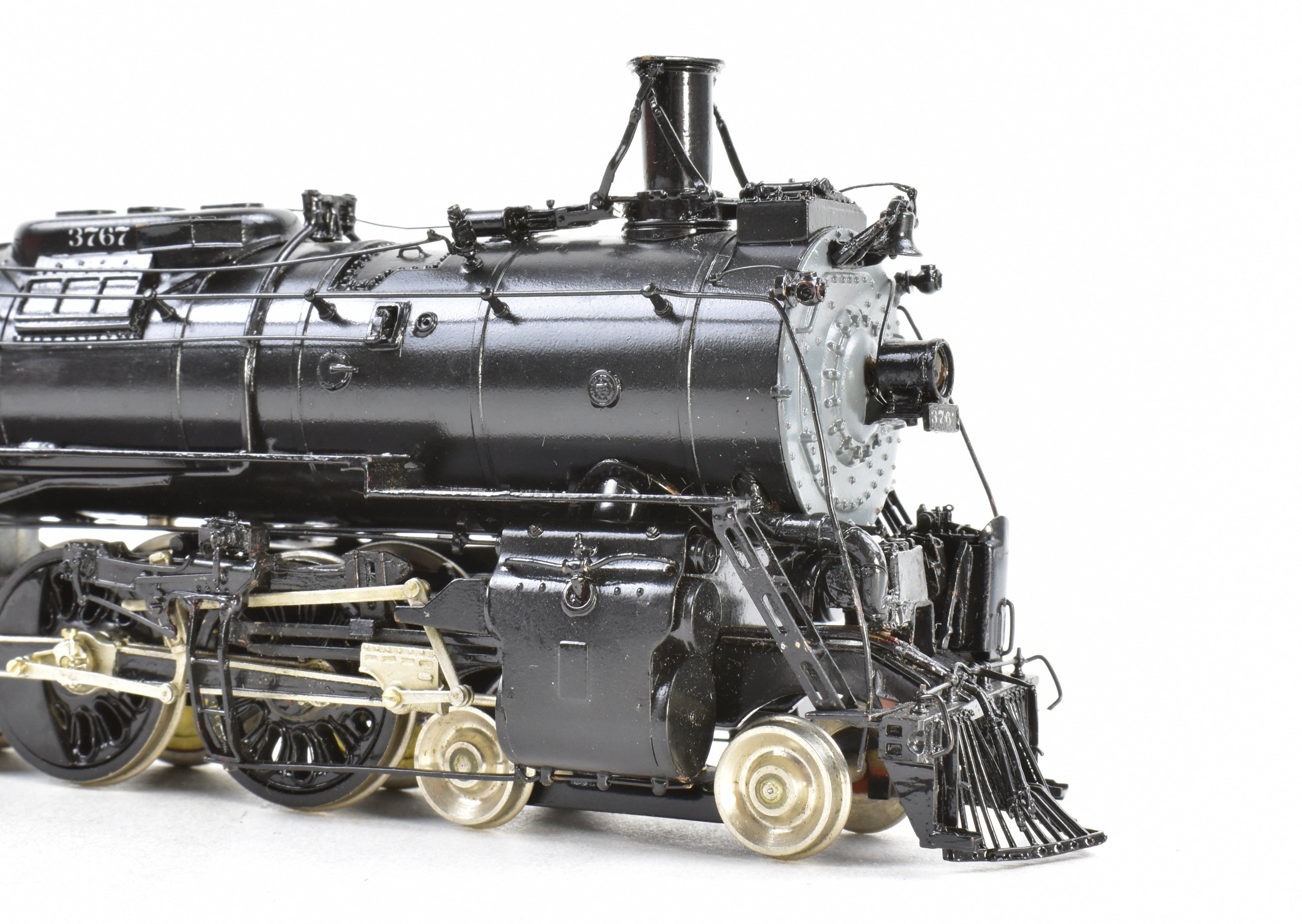 HO Scale Brass Key Imports ATSF - Santa Fe 3765 Class 4-8-4 Northern Steam Locomotive Custom Painted with the Number 3767