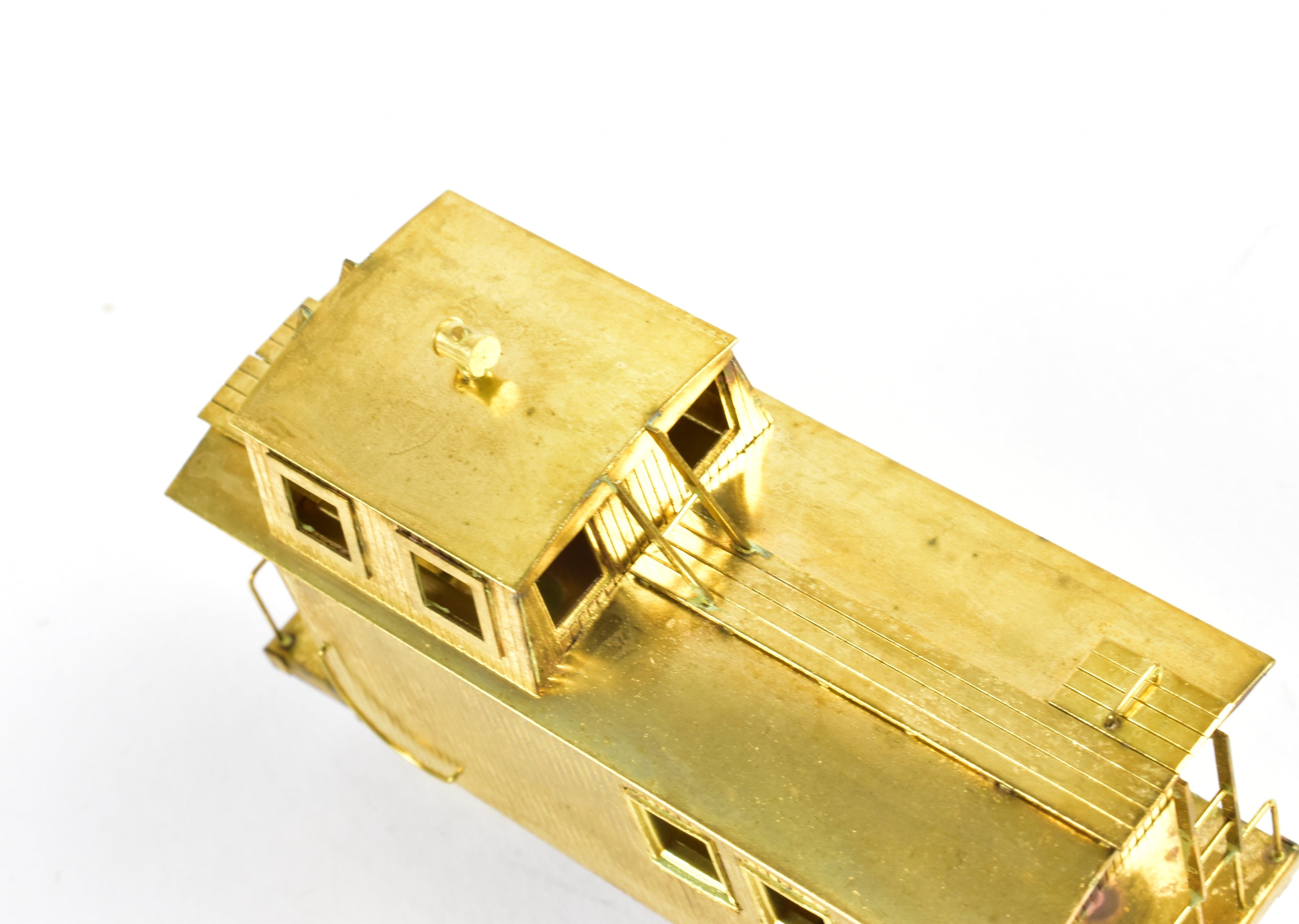 HOn3 Scale Brass Model Train Caboose by Westside Model Co. - Florence and Cripple Creek #5, Ideal for Model Railroading Enthusiasts