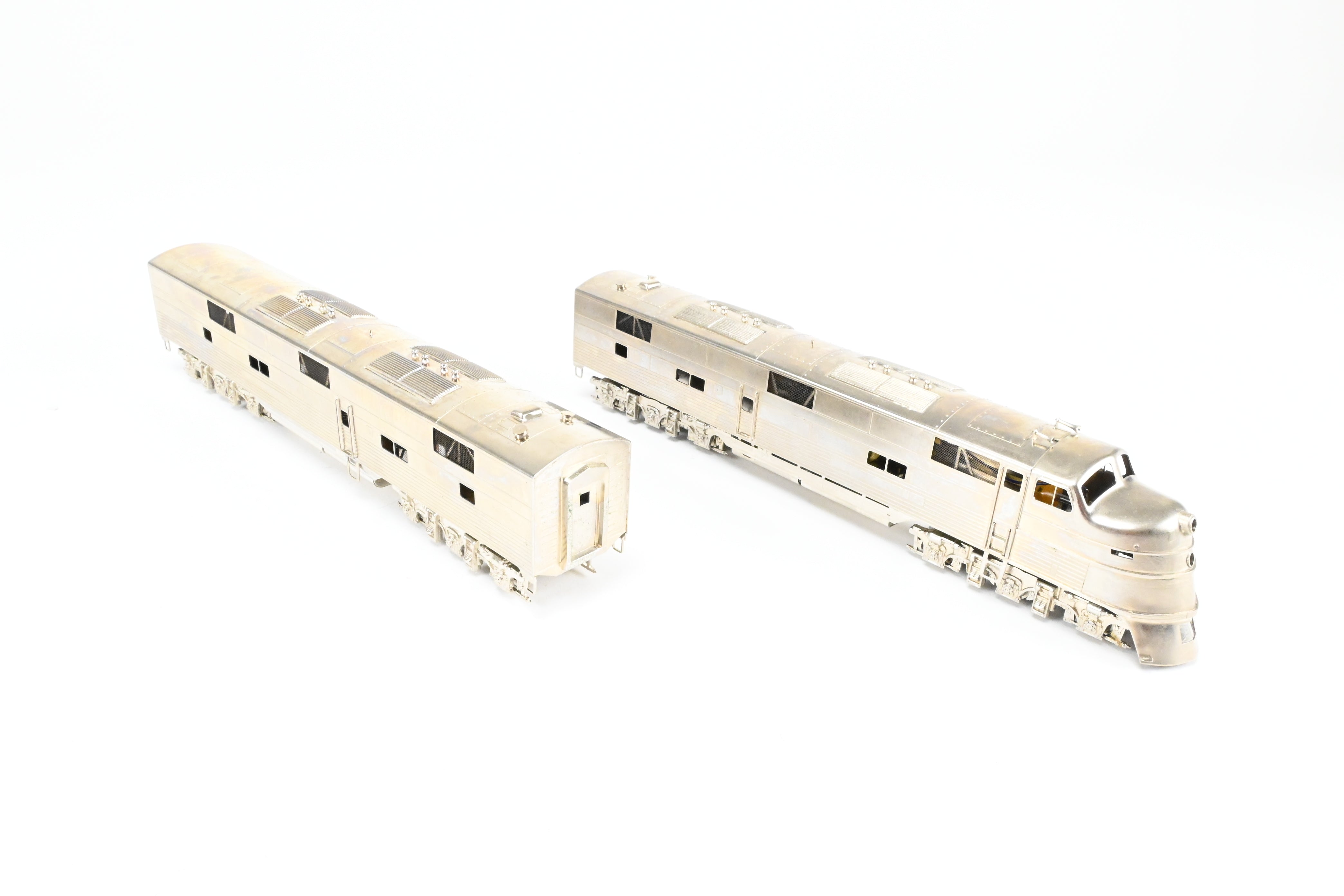 HO Scale Brass Hallmark Models CB&Q Burlington Route EMD E5A/B Powered Set