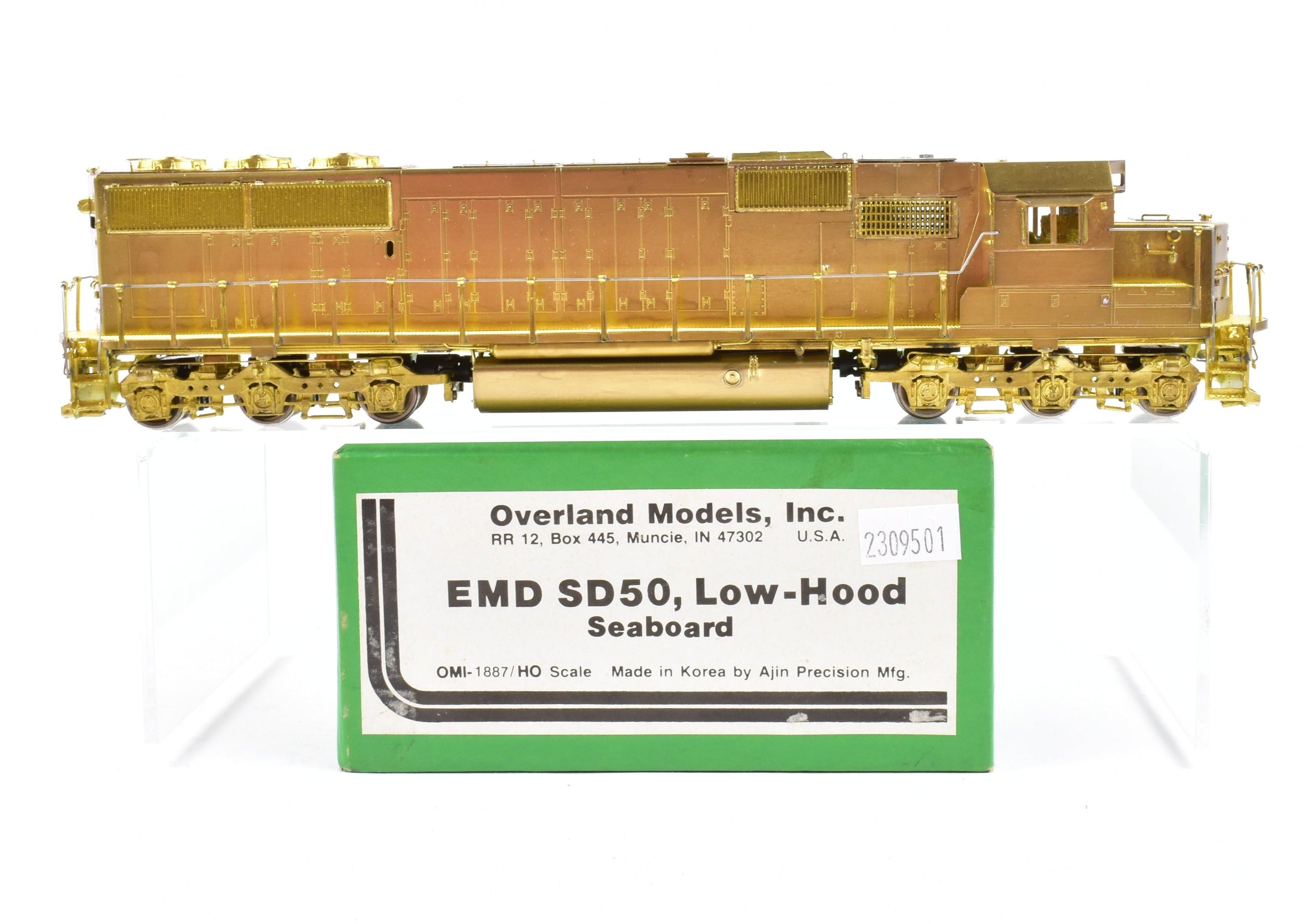HO Scale Brass OMI Overland Models Inc SBD Seaboard System SD50 Low Hood Model