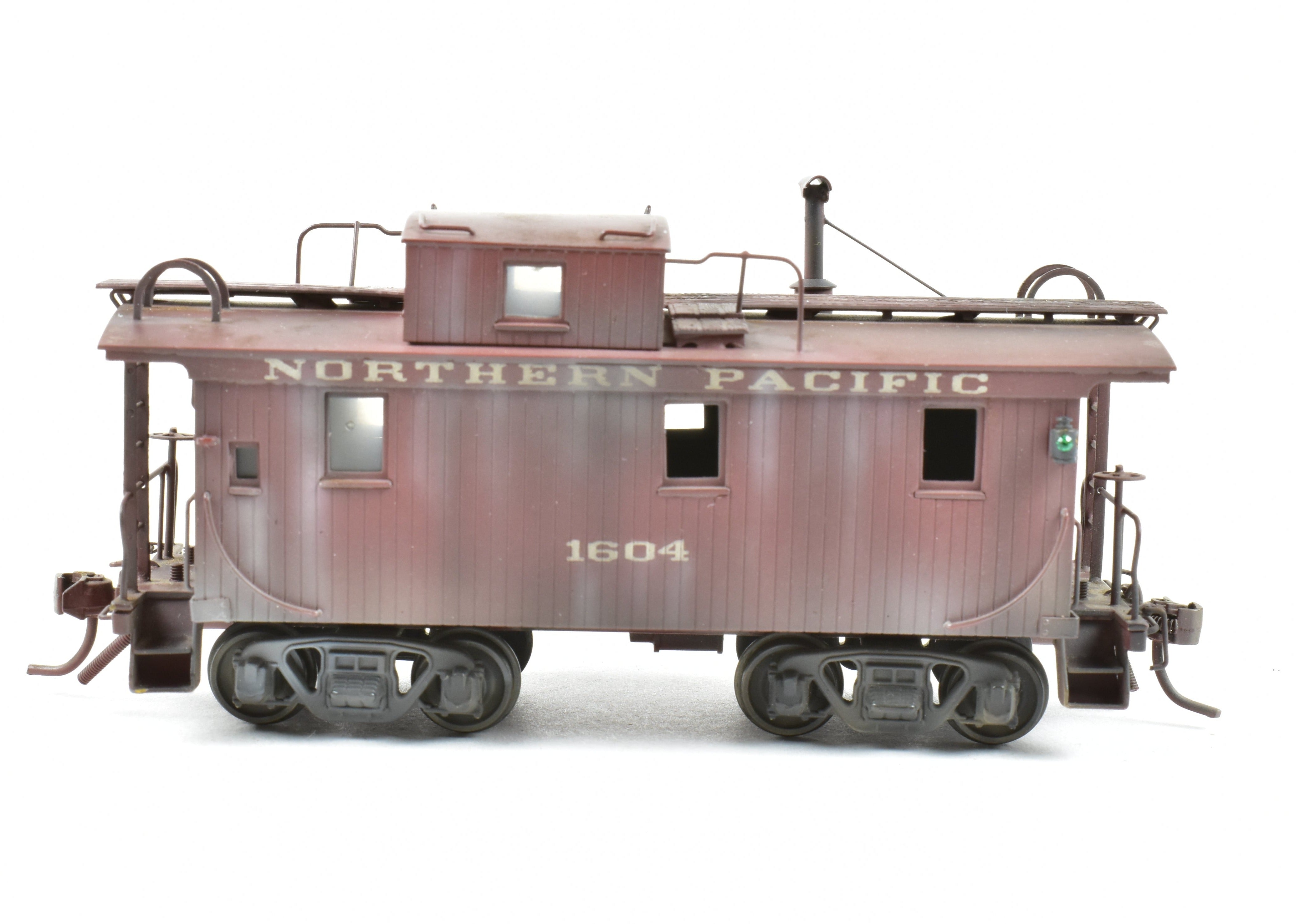Custom Painted HO Scale Brass PFM United Northern Pacific Wood Caboose Model