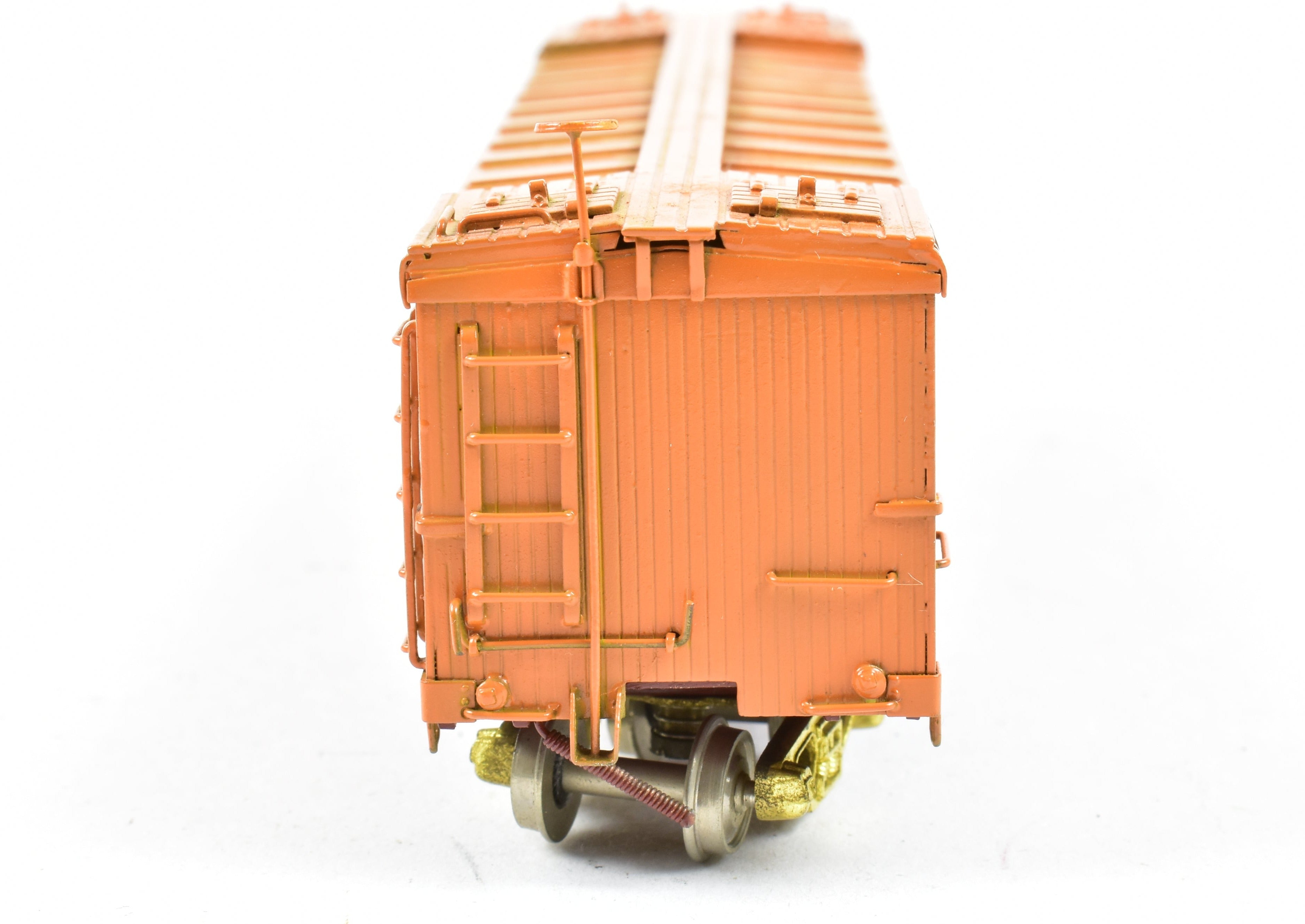 HOn3 Brass Empire Midland D&RGW Orange Painted 40' Refrigerator Car