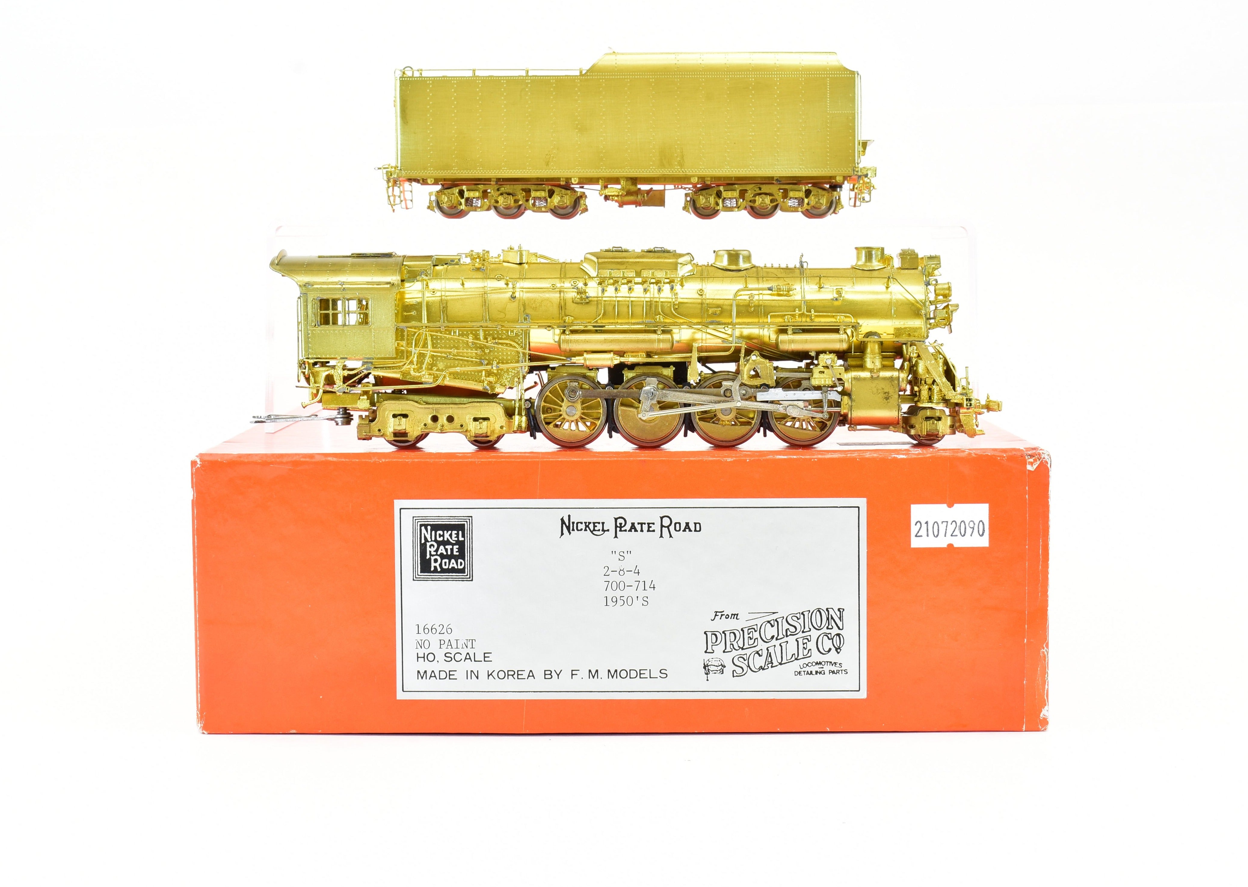HO Brass Precision Scale Co. NKP Nickel Plate Road S 2-8-4 Berkshire Model