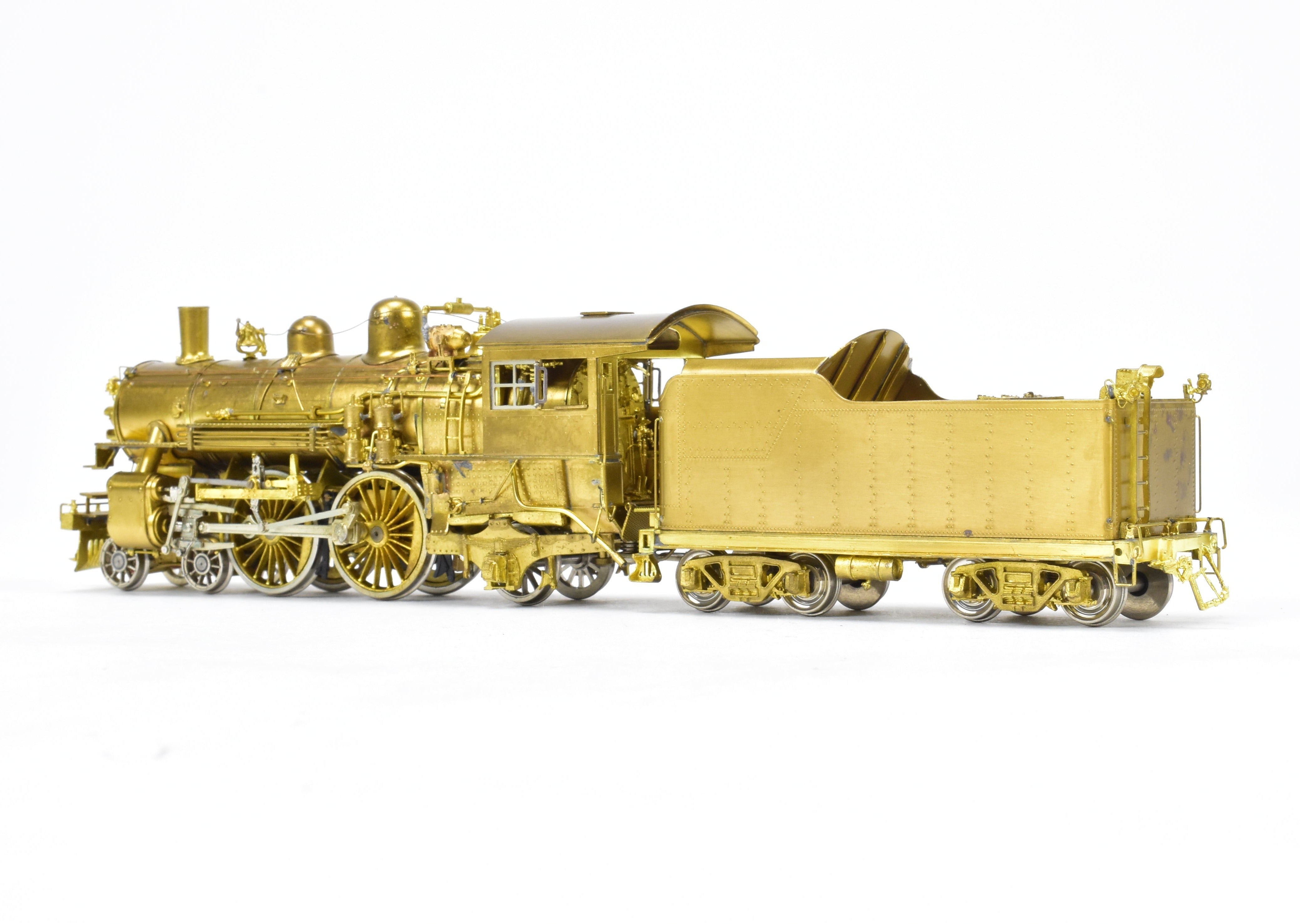 HO Scale Brass Model Train - Overland Models Chicago & North Western D 4-4-2 Atlantic Steam Locomotive