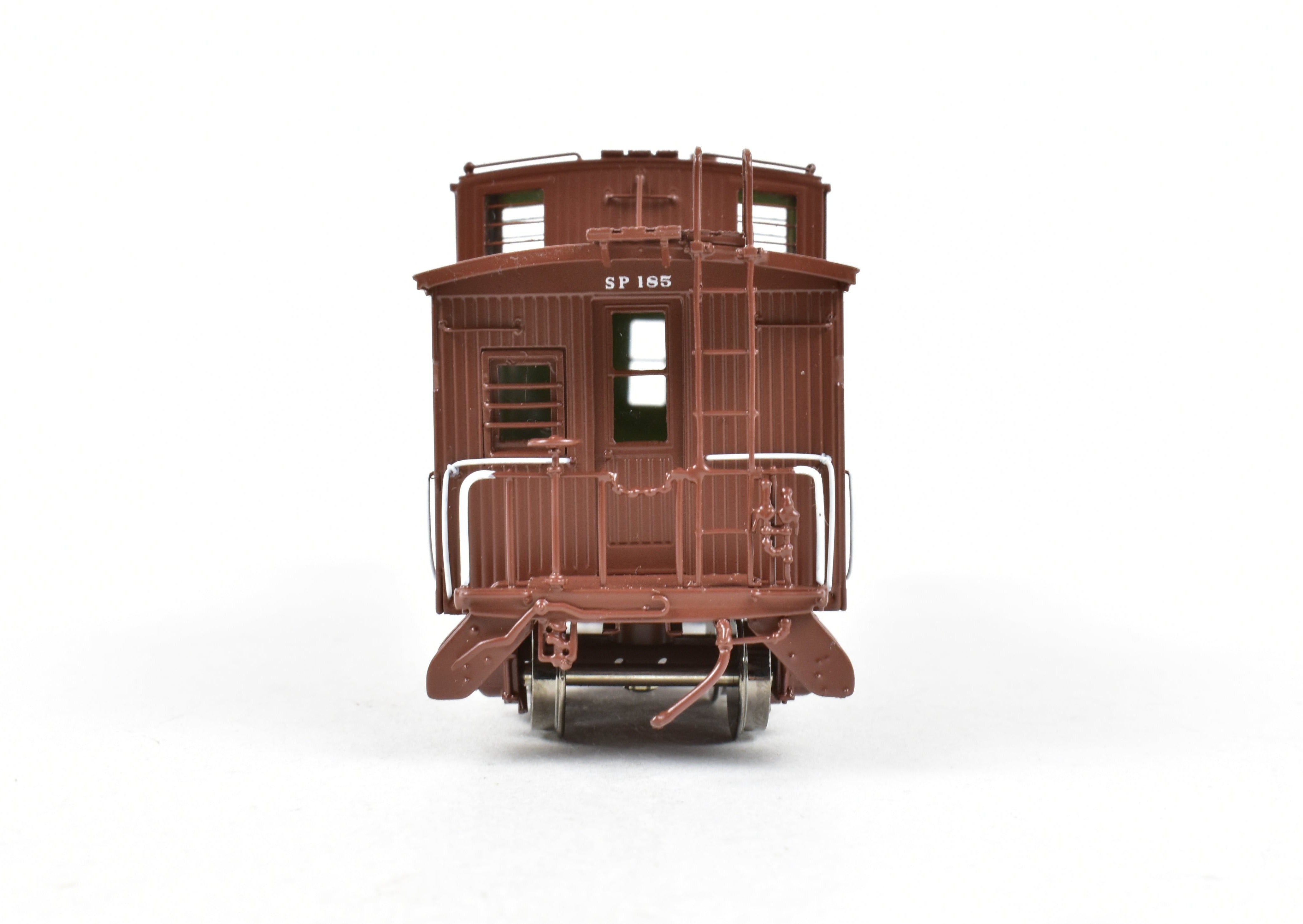 HO Scale Brass CIL Southern Pacific Wood Side Caboose Straight Side Cupola Class C - 30 - 1 Model Train FP No. 185 by Challenger Imports