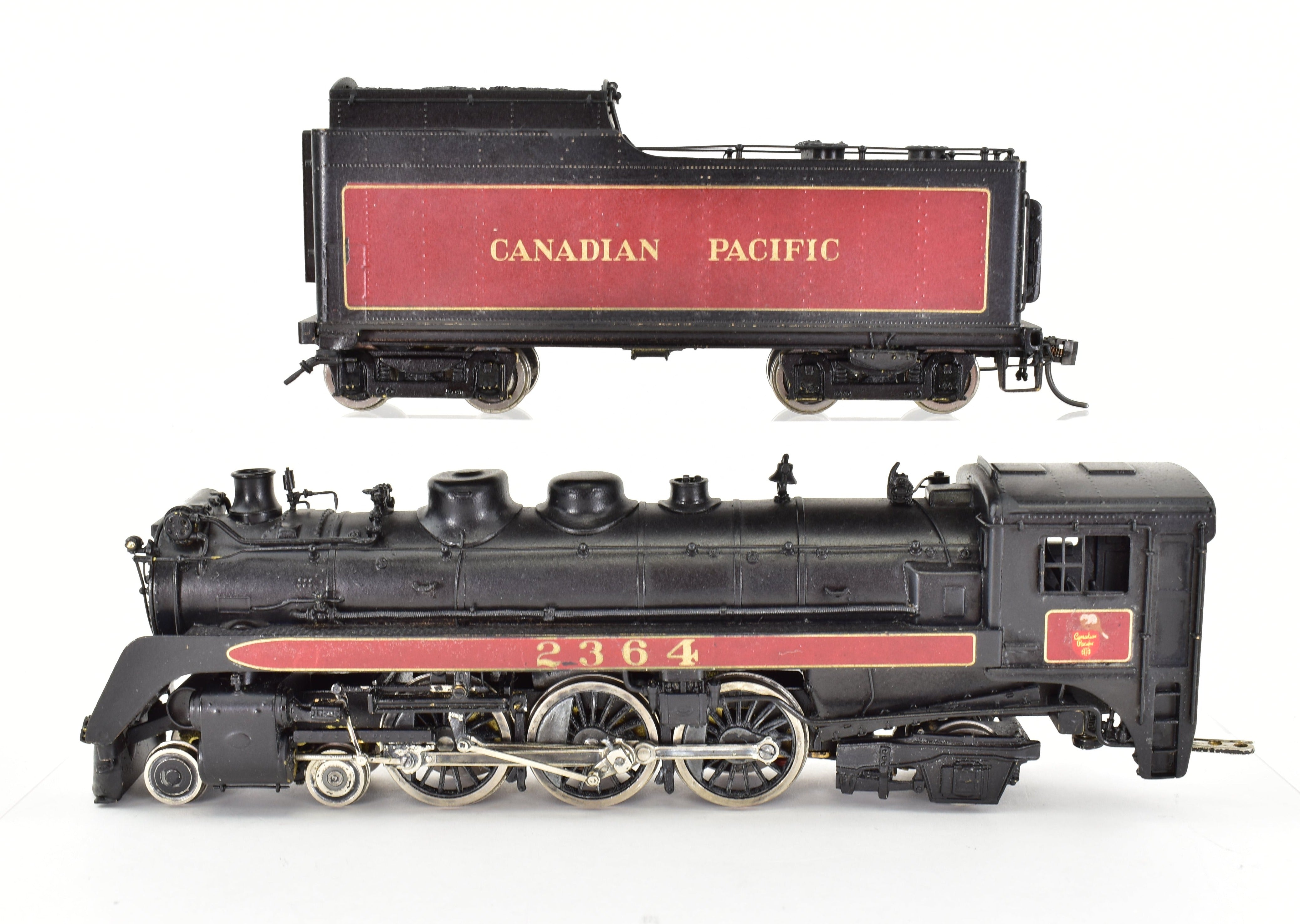 HO Scale Brass Model Train - Van Hobbies CPR Canadian Pacific Railway G - 3 4 - 6 - 2 Custom Painted Locomotive