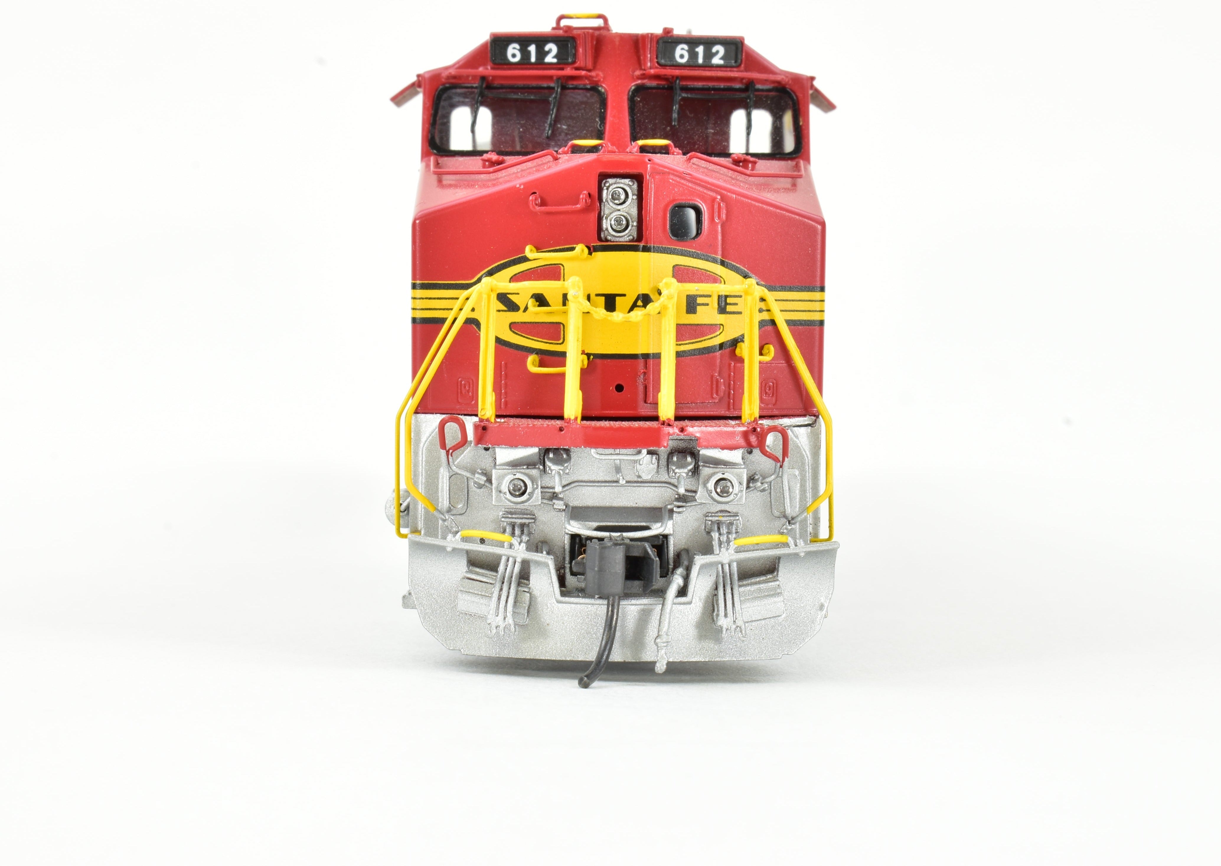 HO Scale Brass Locomotive - Overland Models, Inc. ATSF - Santa Fe GE C44 - 9W FP No. 612, High - Quality Model Train for Enthusiasts