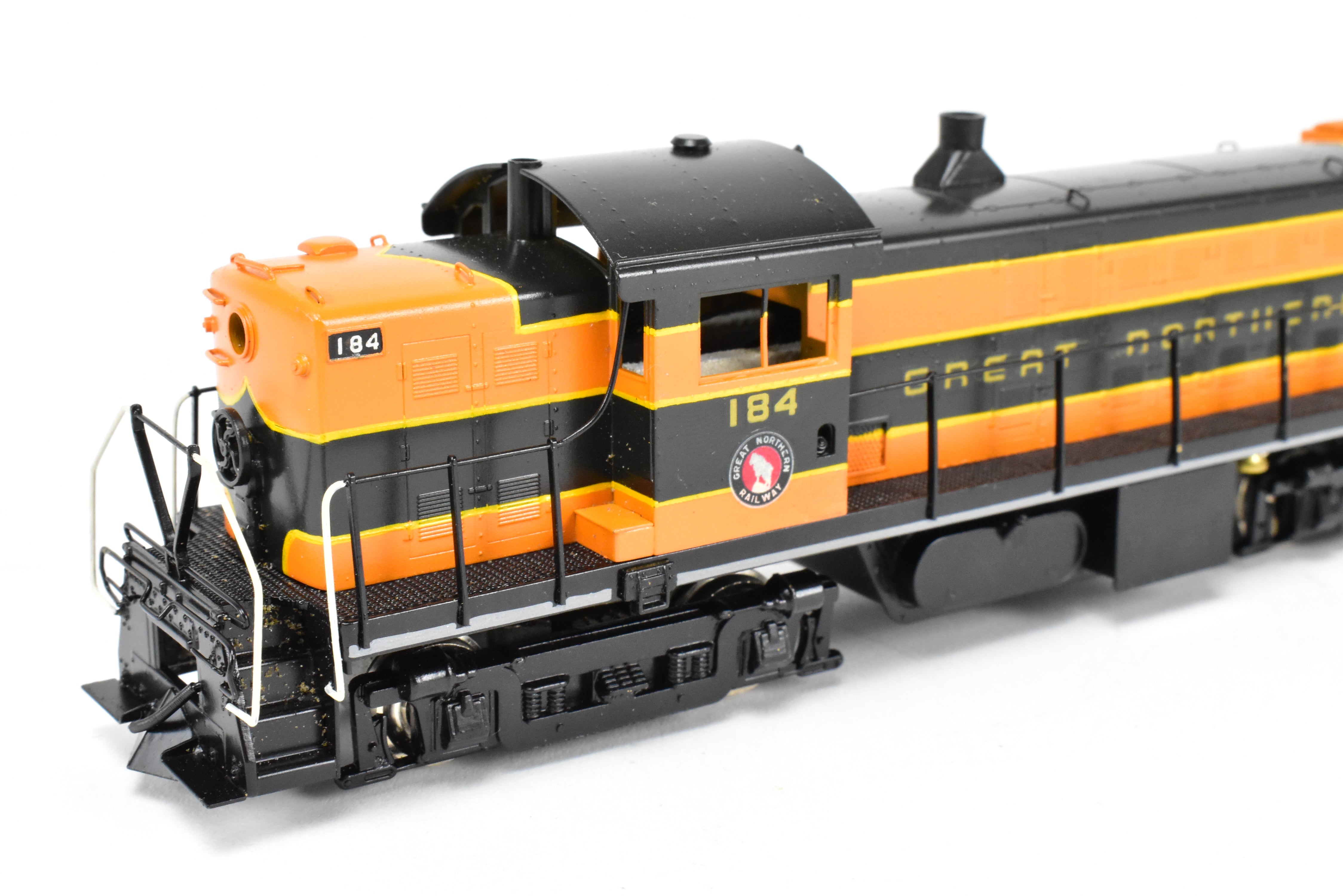 HO Scale Brass ALCO RS-1 Road Switcher Model in Great Northern Green/Orange #184
