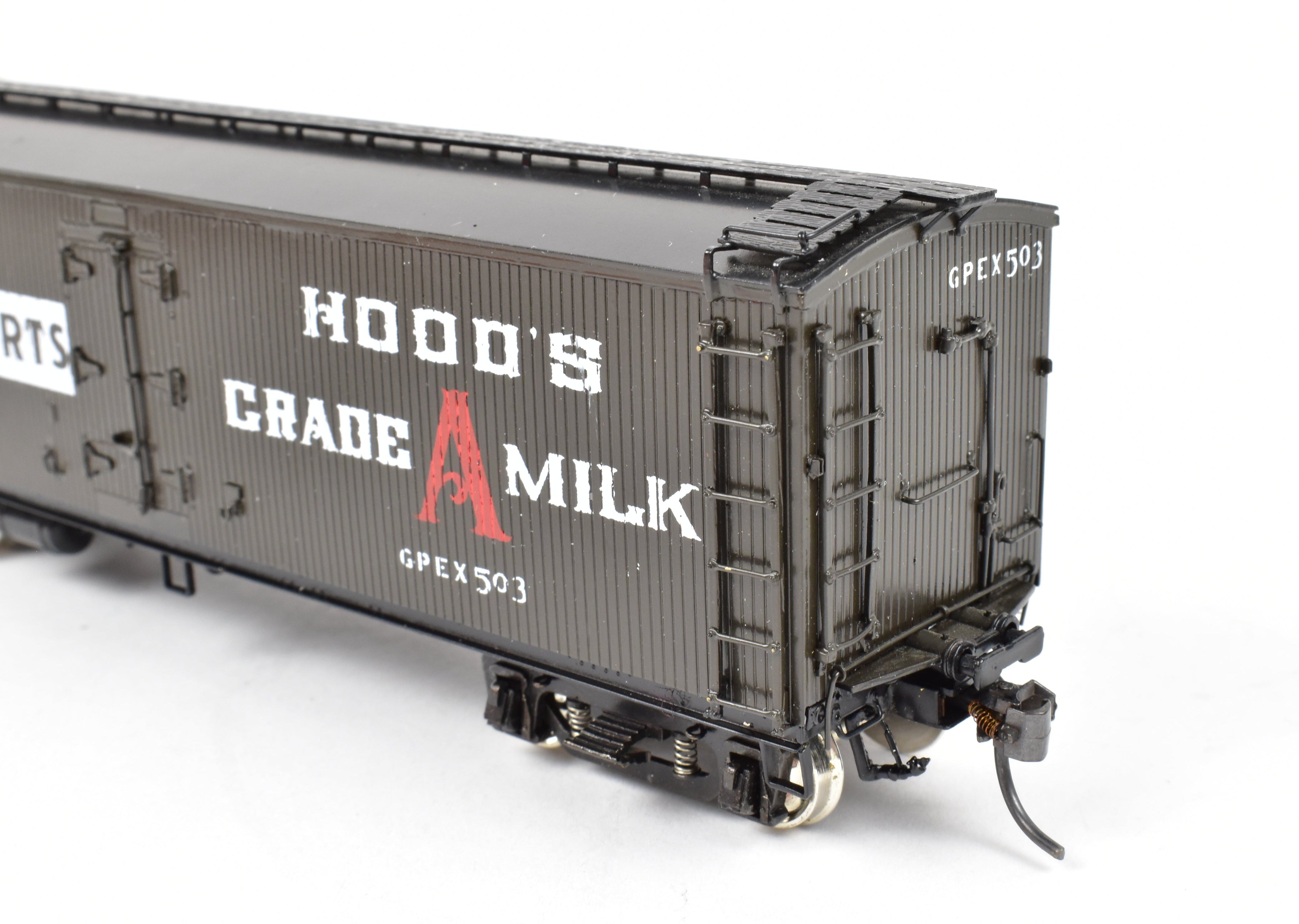 High - Quality HO Scale Brass Precision Scale Co. Model Train GPEX 41 - Foot Wood Sheath Milk Tank Car Hoods FP for Collectors