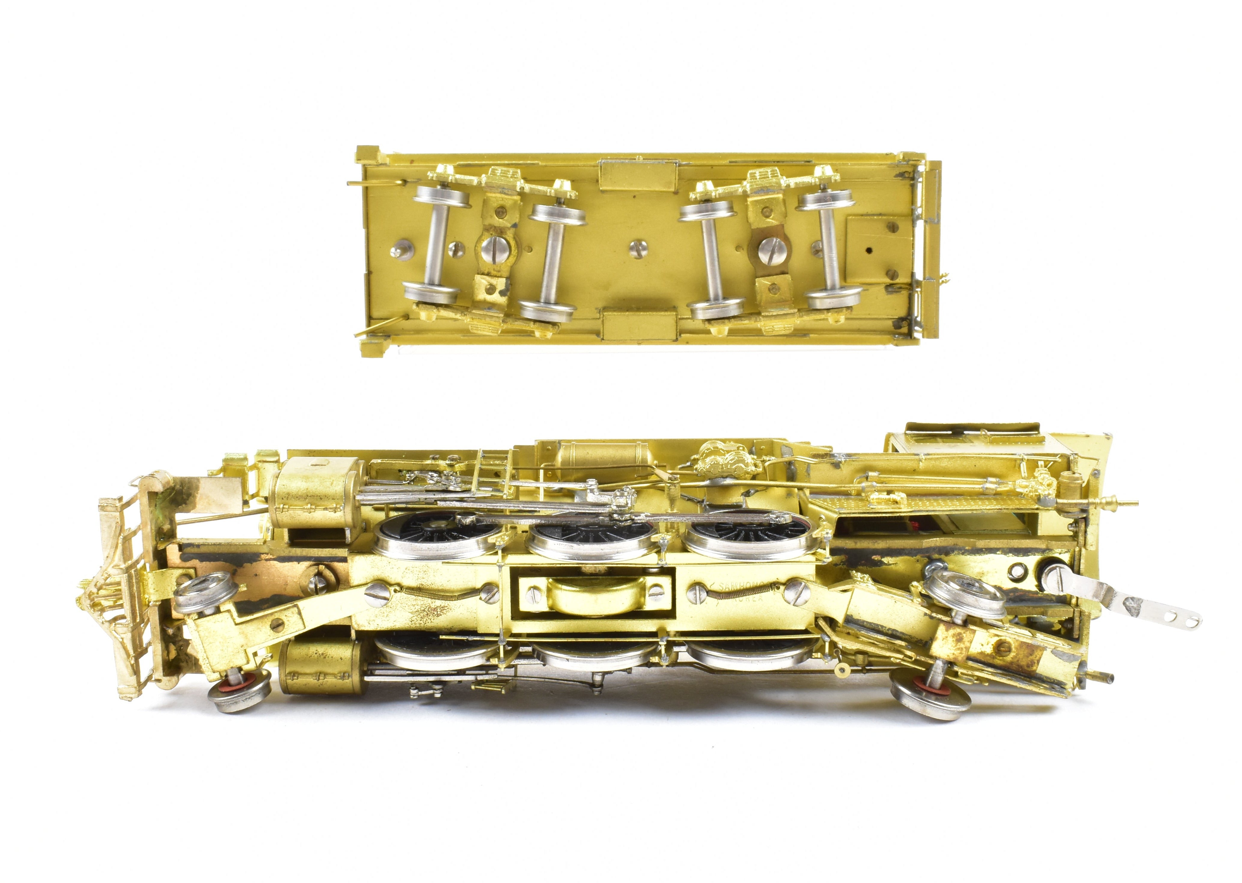 High - Quality HO Scale Brass Key Imports ATSF - Santa Fe 1050 Class 2 - 6 - 2 Prairie Model Train