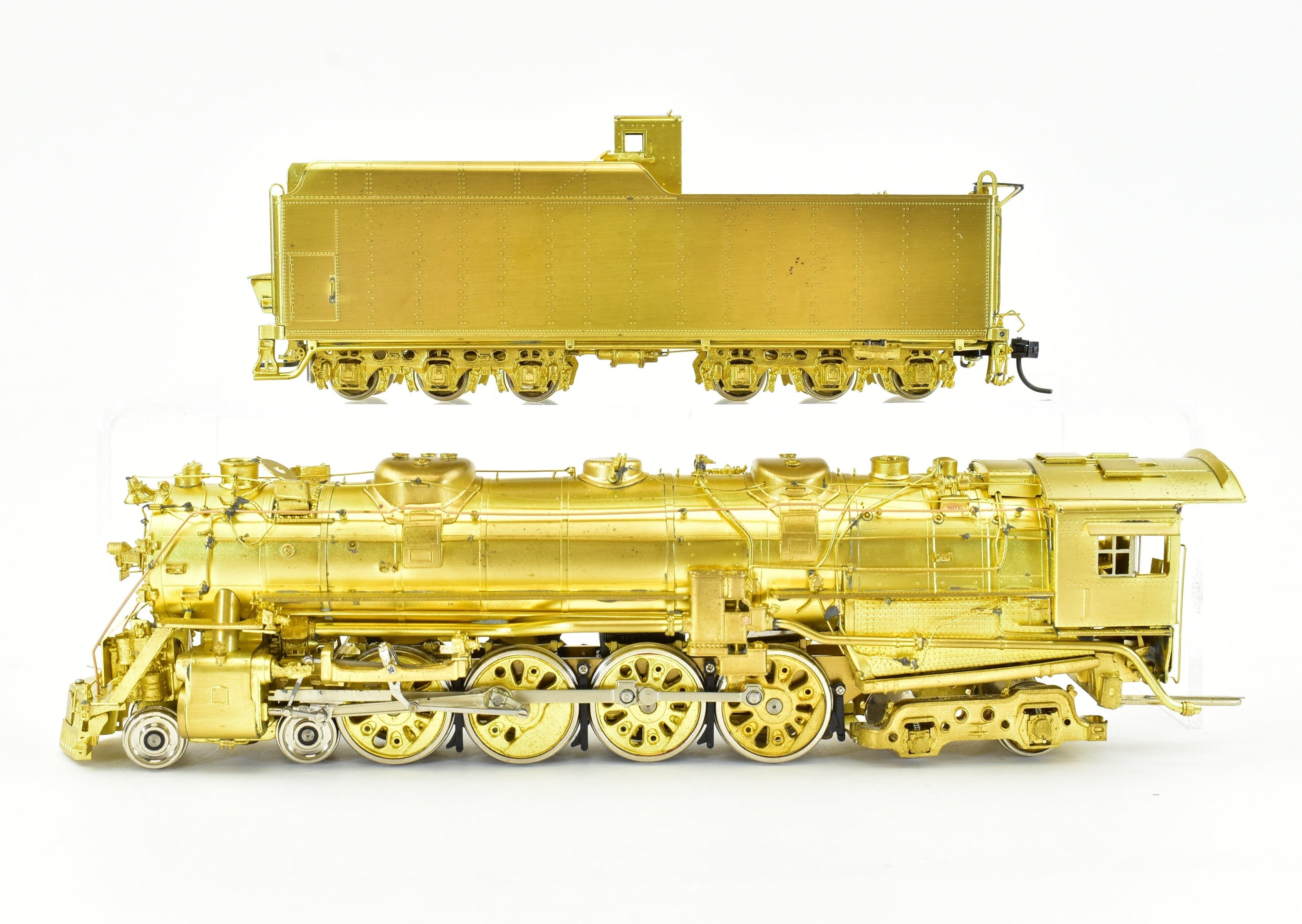 HO Scale Brass Model Train - Overland Models, Inc. Missouri Pacific 2100 4-8-4 Steam Locomotive by Ajin Precision