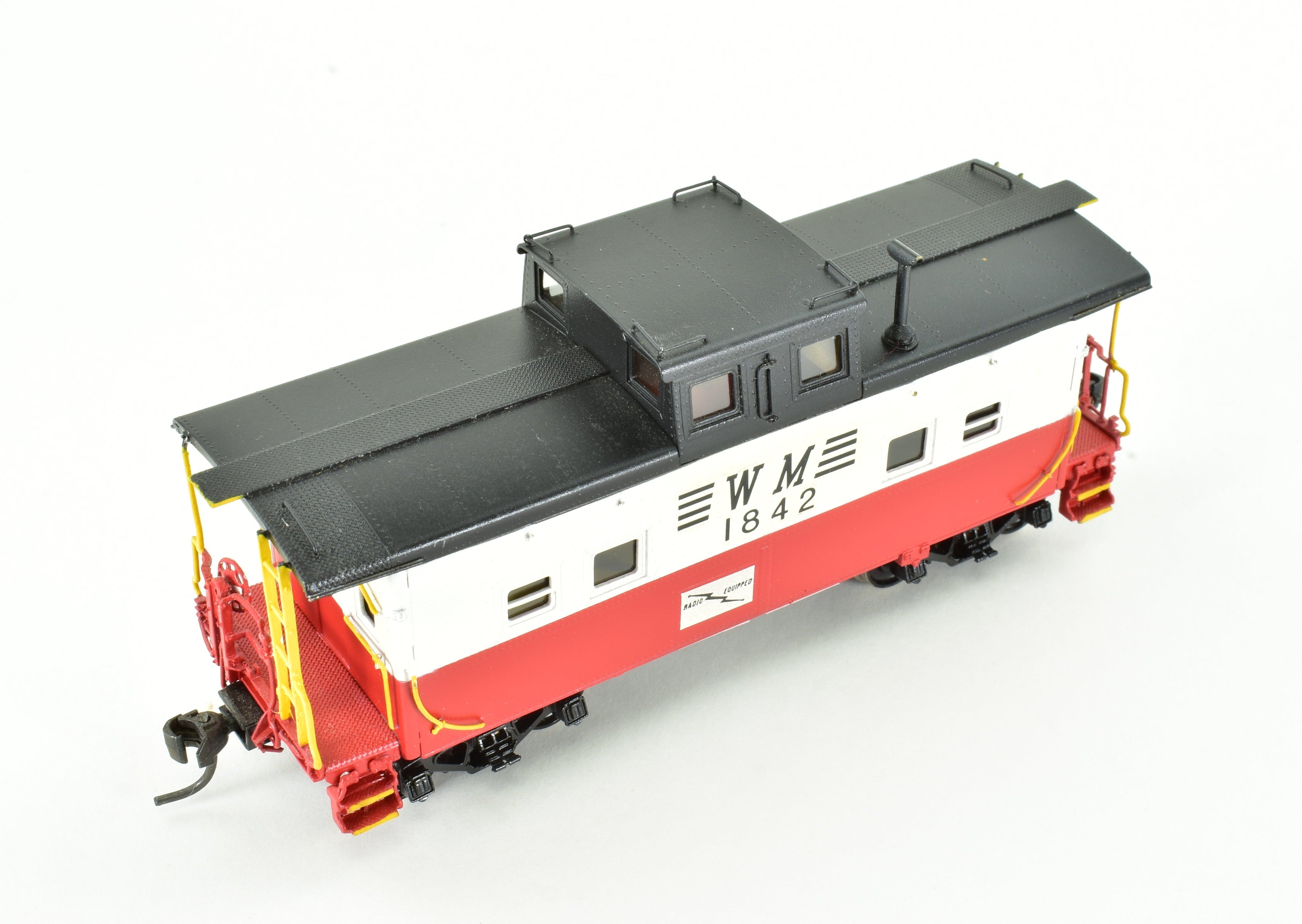 HO Scale Brass Western Maryland Steel Caboose FP No. 1842 Model by Overland Models, Inc. (OMI)