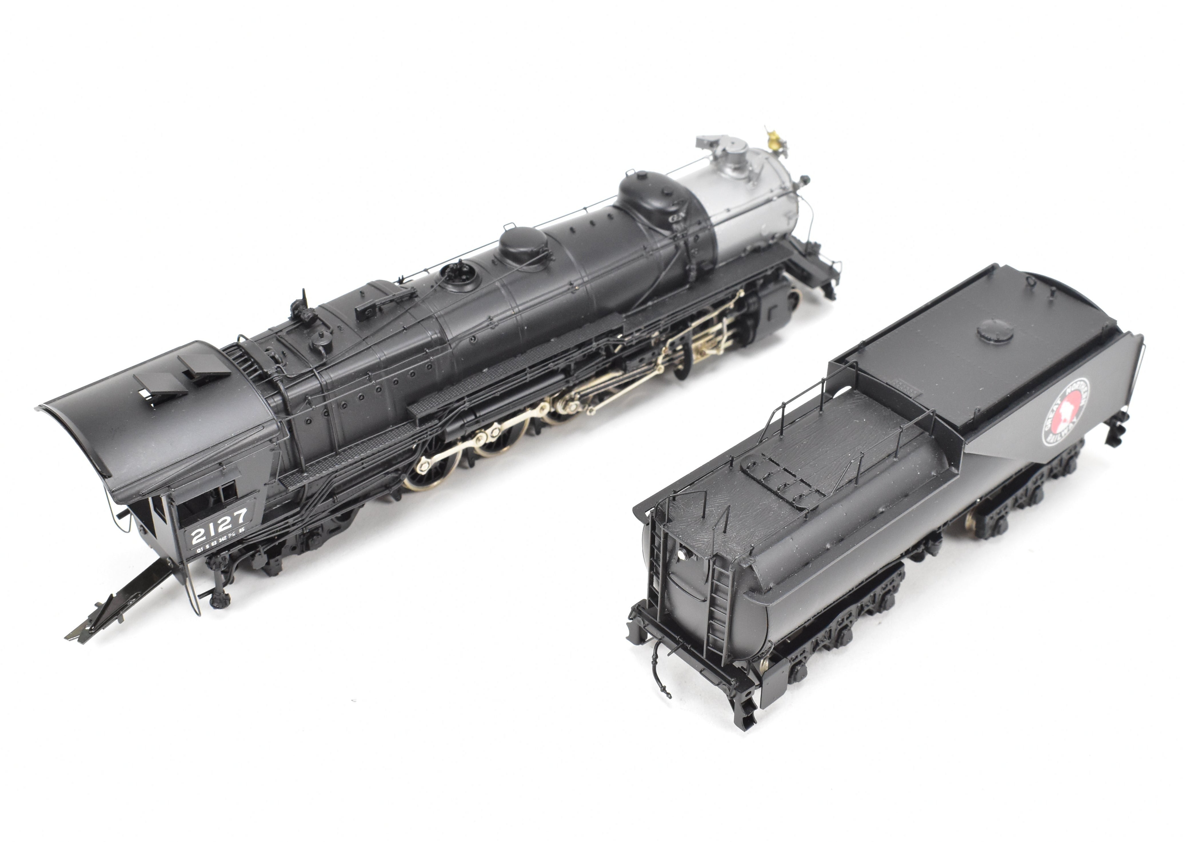 HO Scale Brass PFM - Tenshodo Great Northern 2-10-2 Class Q-1 Factory Painted Model Engine from 1984 Production Run