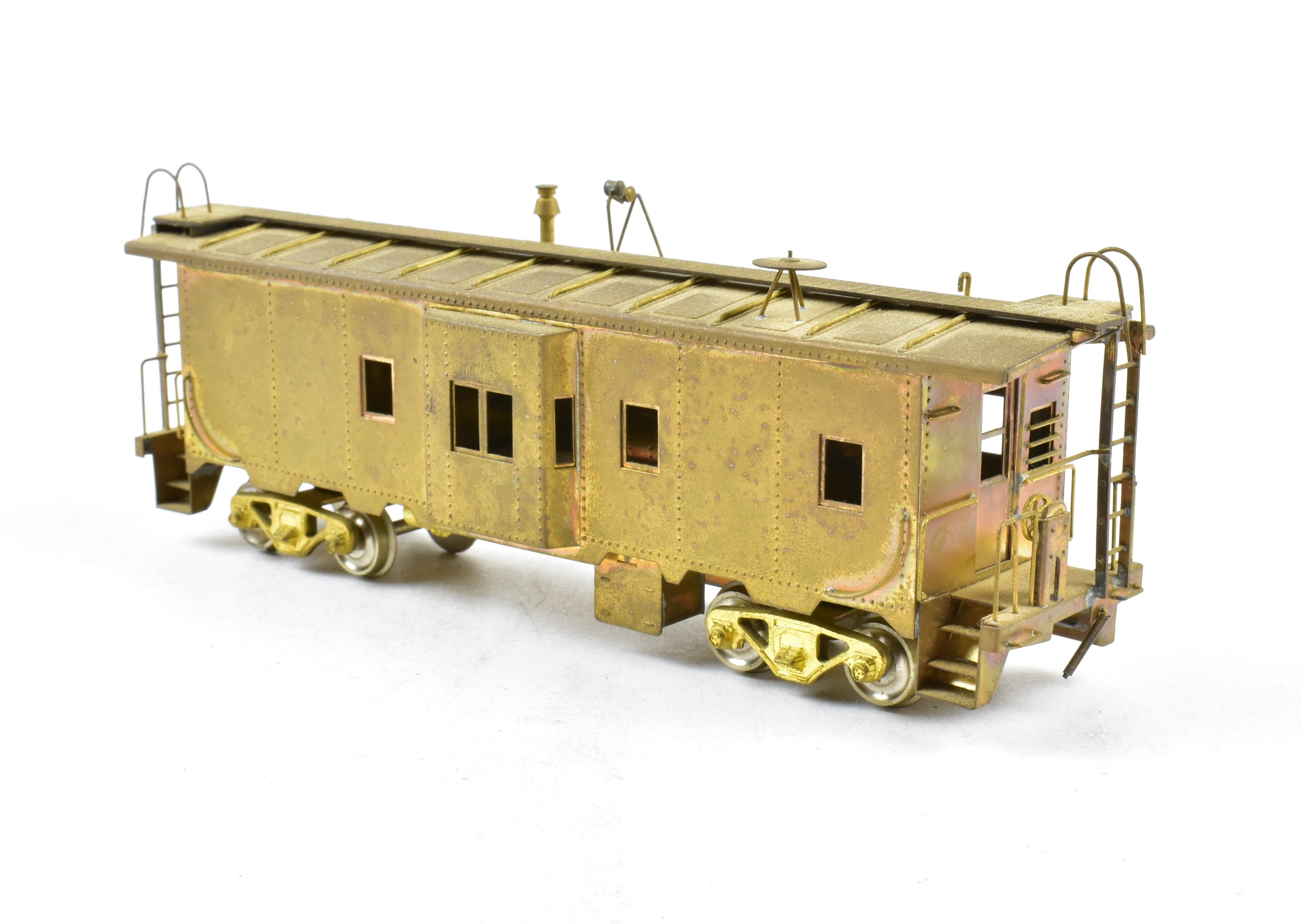 HO Scale Brass Balboa Southern Pacific Bay Window Caboose Model Train