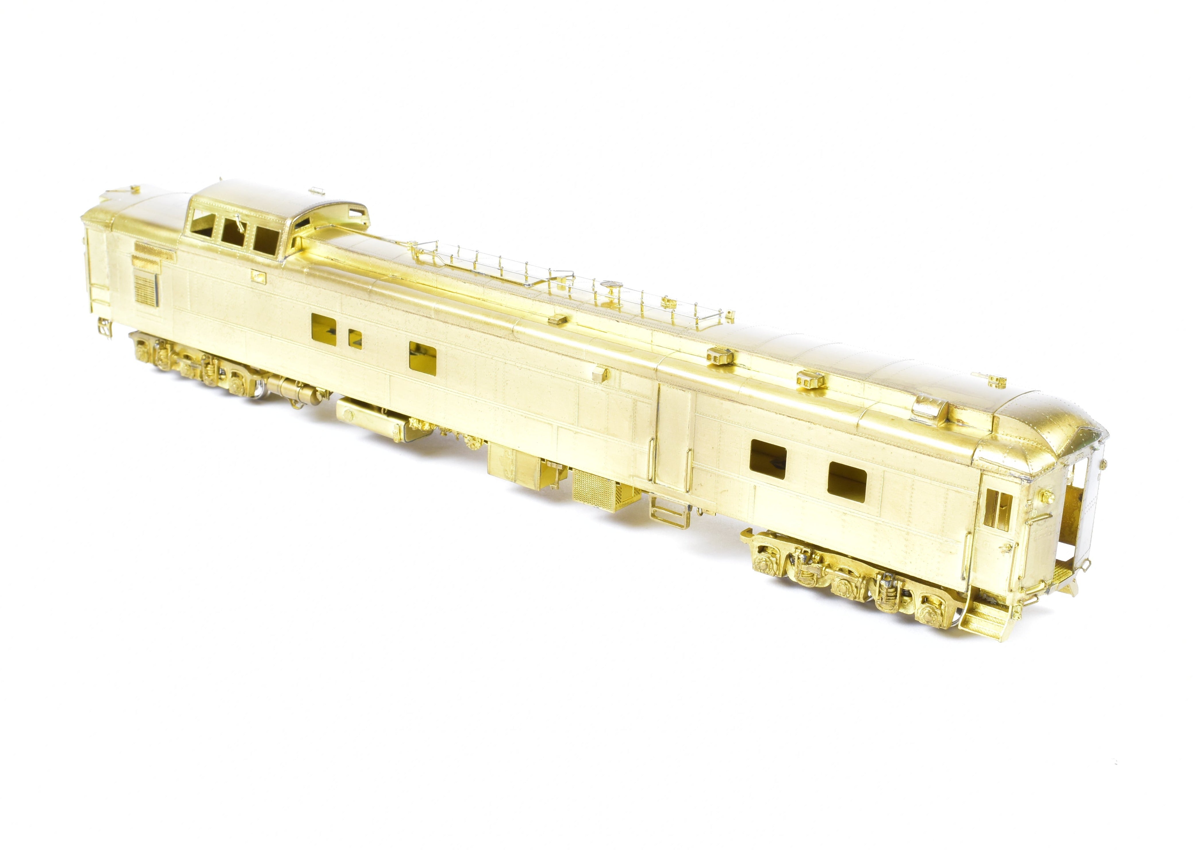 HO Scale Brass Dynamometer Car Model - Overland Models, Inc. Union Pacific #210 in Modernized Configuration