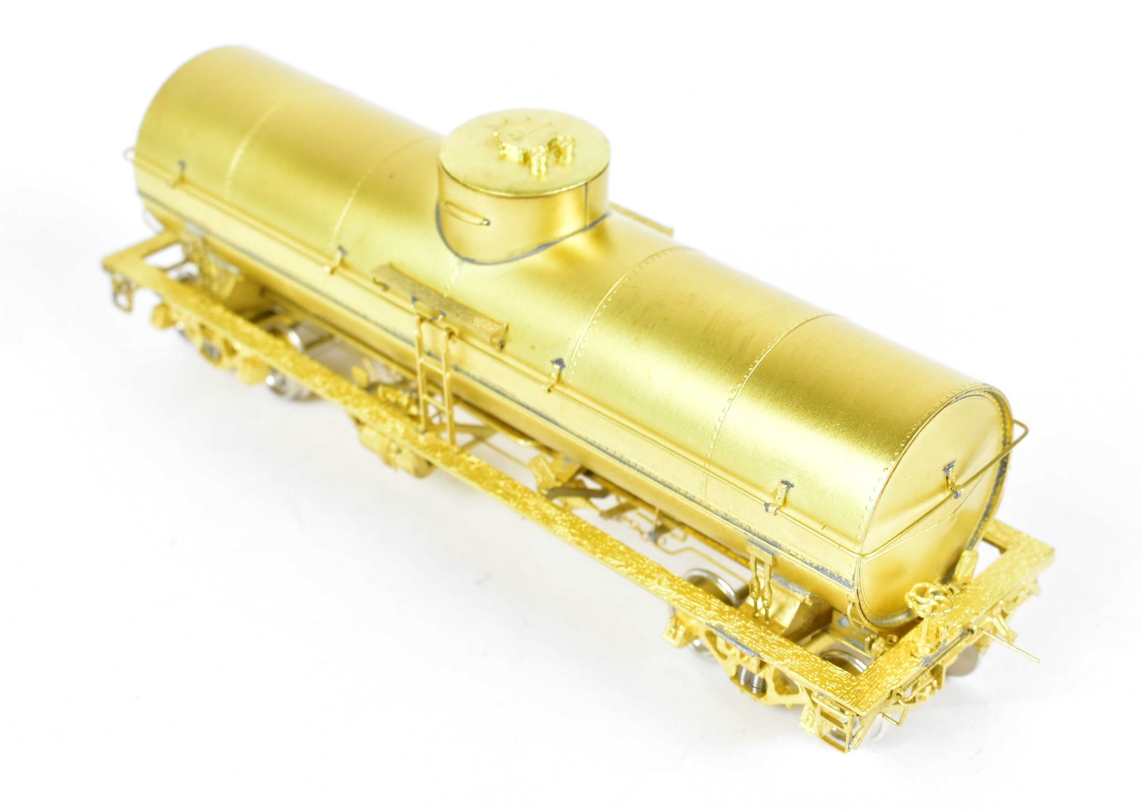 HO Scale Brass Single Dome Tank Car Model by Overland Models, Inc. (OMI) for Various Roads - GATX 10,000 Gallon Capacity