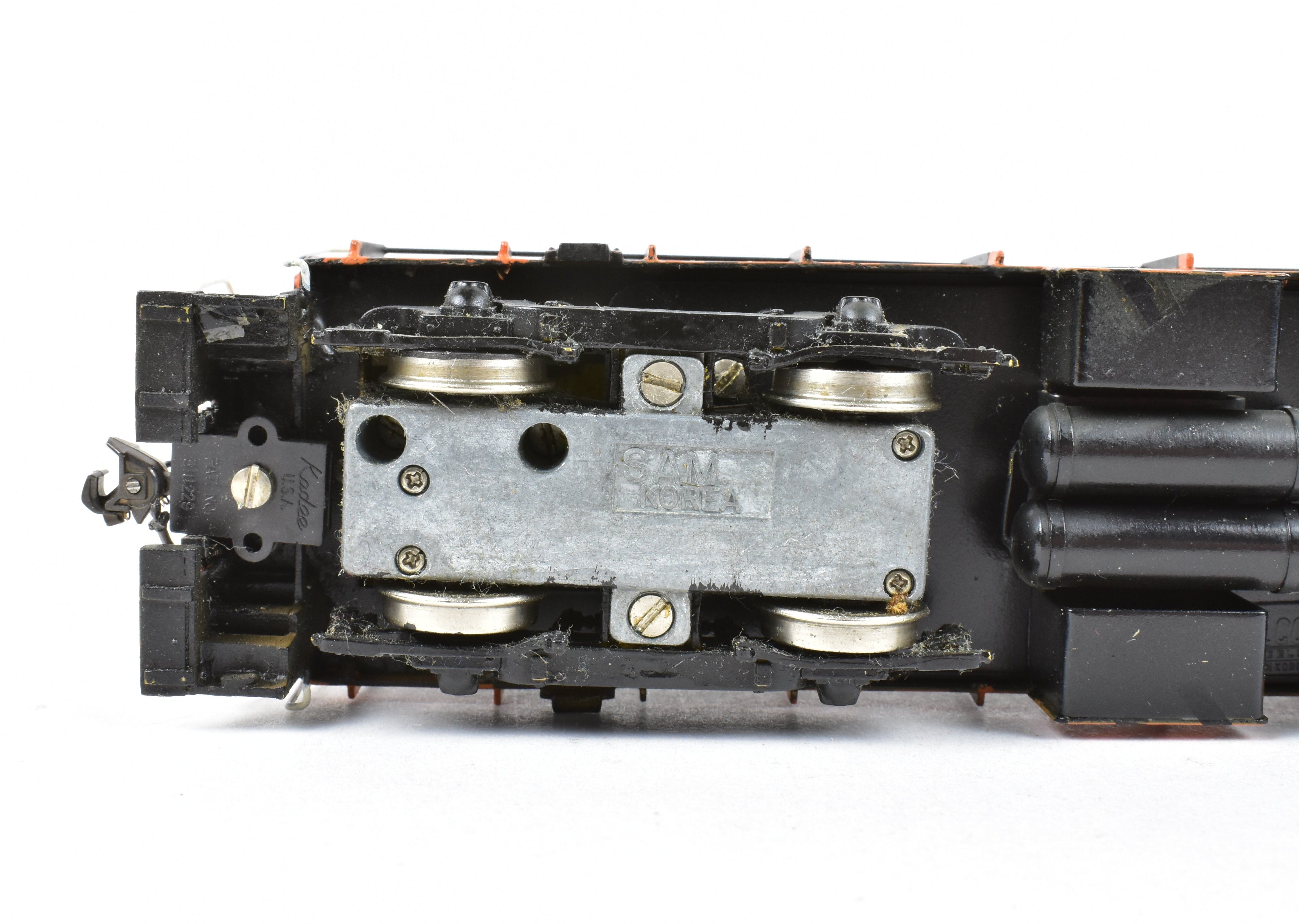 Custom Painted Tiger Stripe HO Brass ALCO S - 4 Switcher Model for Southern Pacific