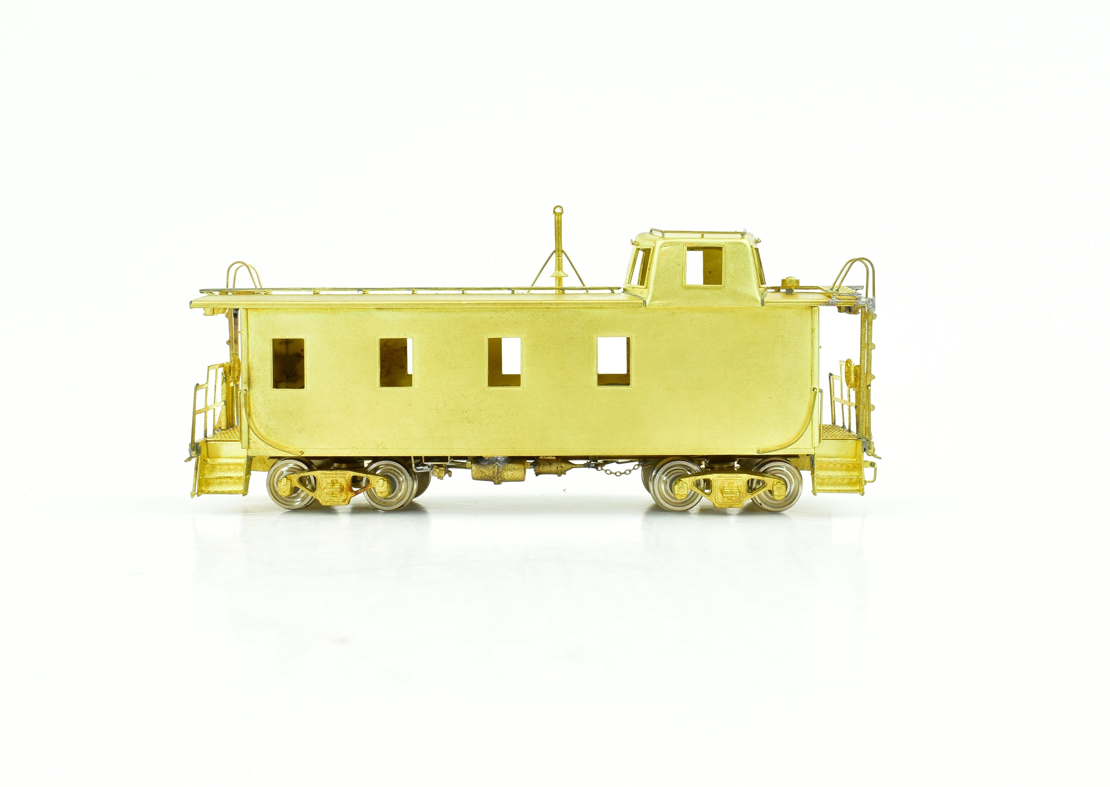 HO Brass CON Oriental Limited CB&Q Burlington Route NE-12 Steel Caboose