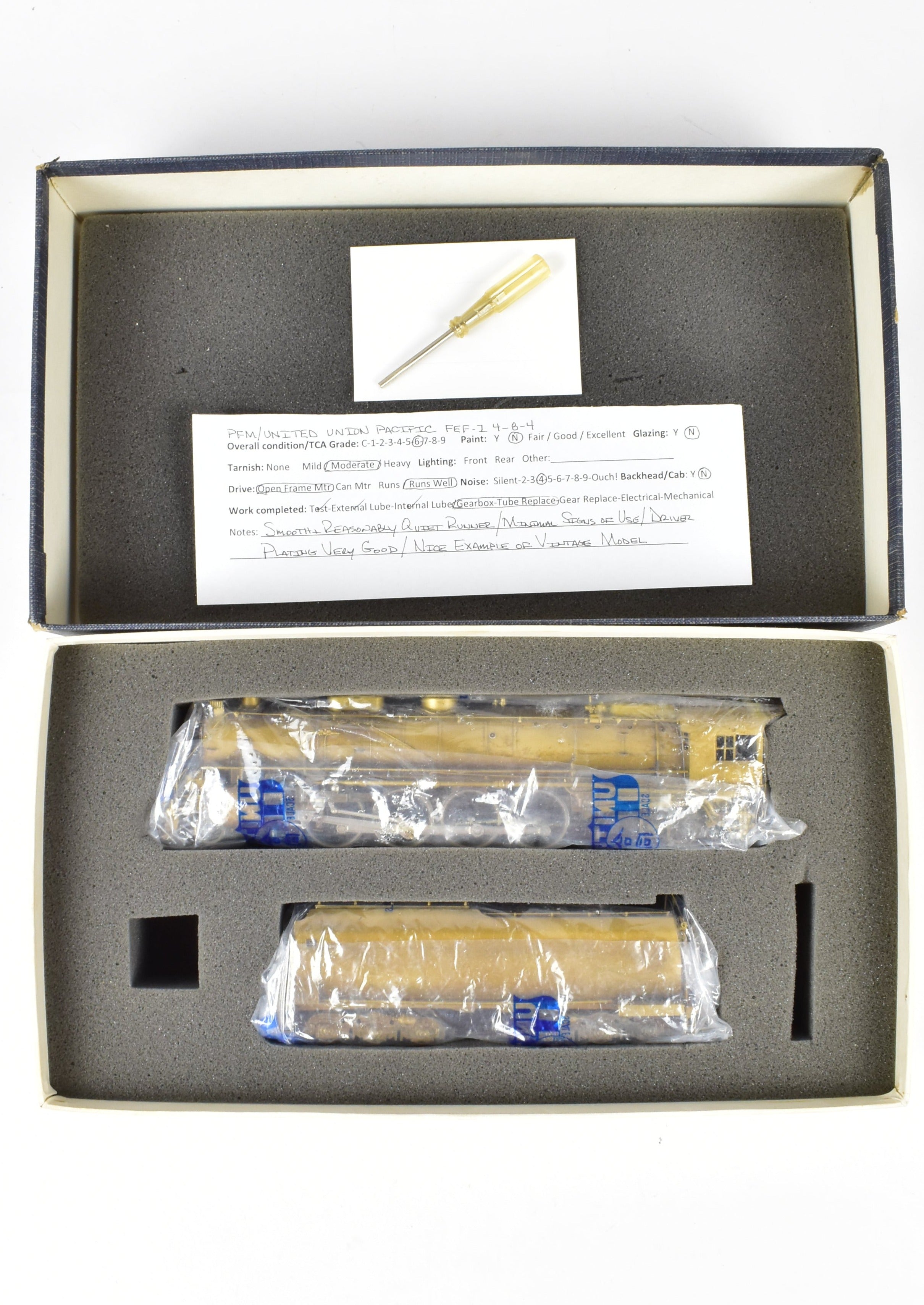 HO Scale Brass PFM Union Pacific 4-8-4 FEF-1 Northern Model