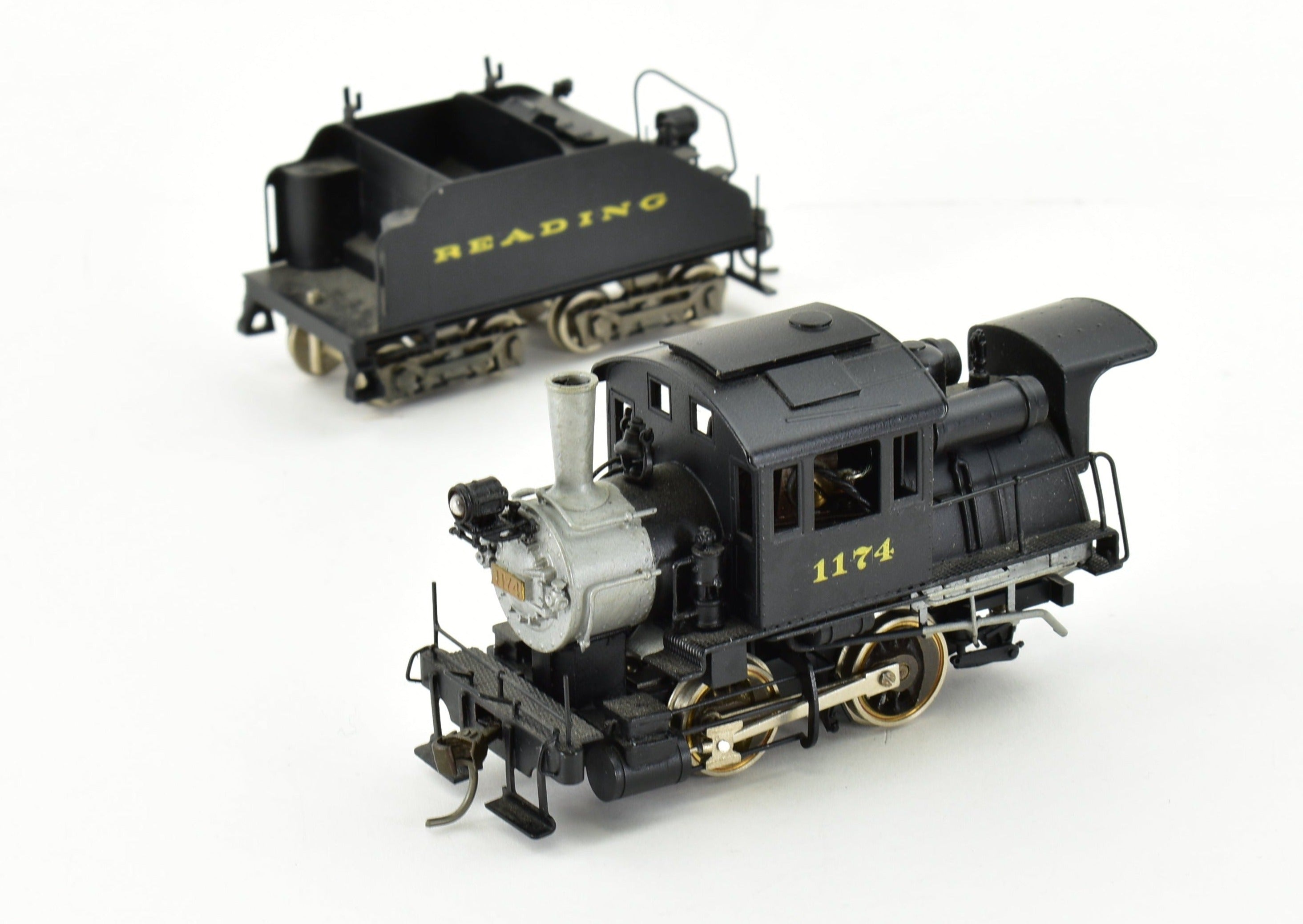 HO Scale Brass Gem Models Reading A-5a 0-4-0 Camelback FP Locomotive No. 1174
