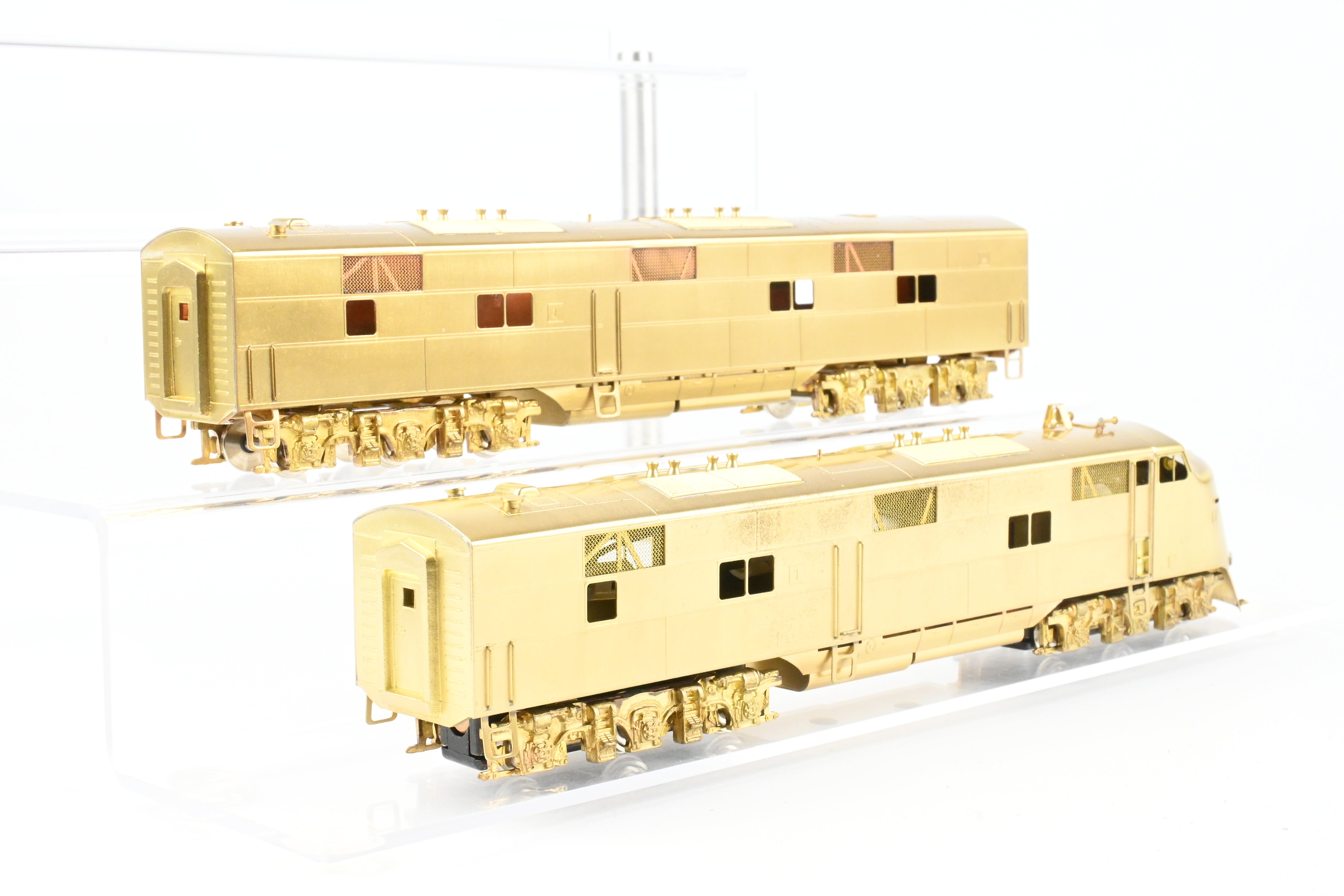 HO Scale Brass Hallmark Model Train Sets of Various Roads - EMD E3/6 A/B Set with Powered A Unit and Unpowered B Unit