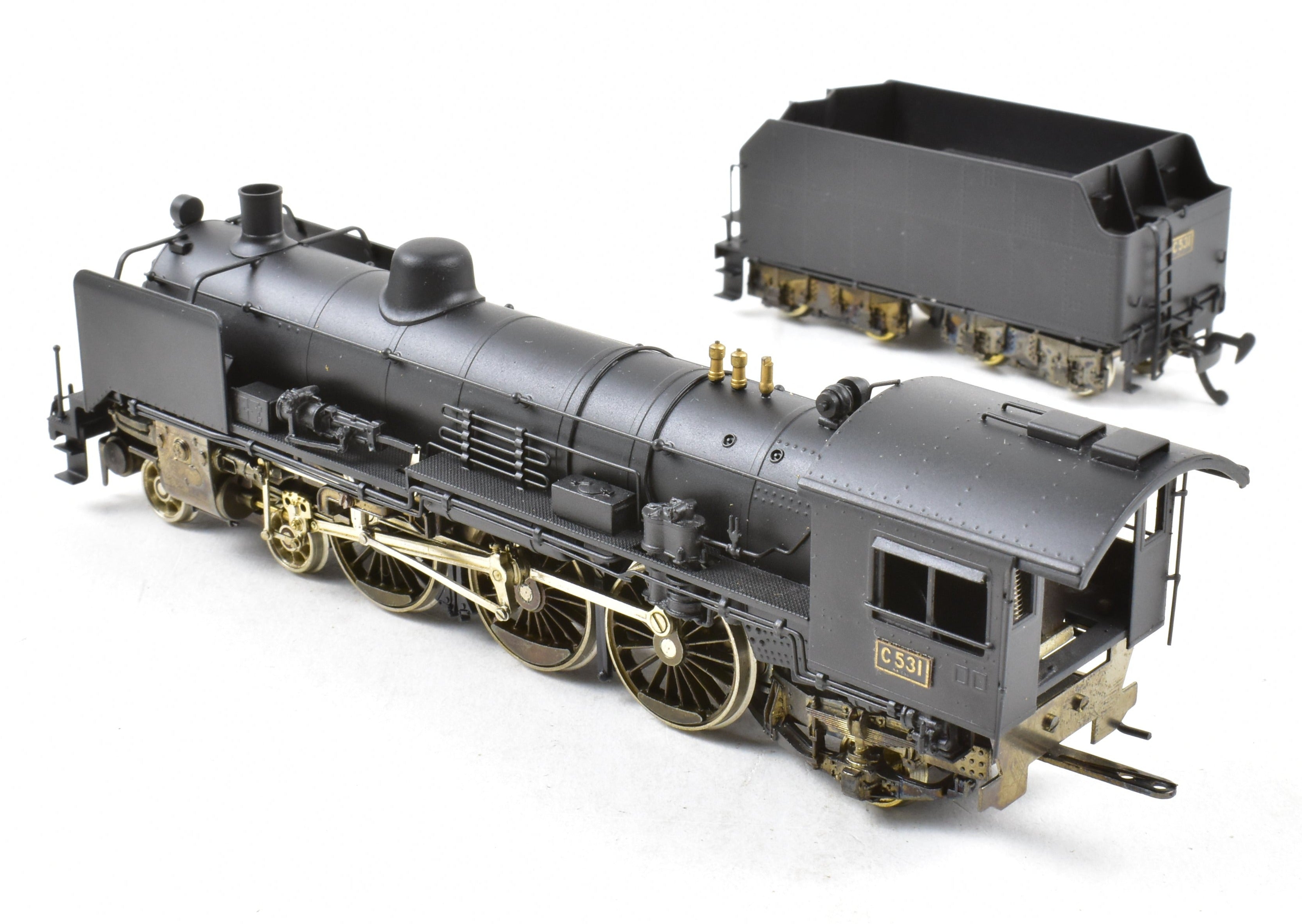 1/80 J Scale Brass KTM Katsumi JNR Japanese National Railways C53 4-6-2 FP Model