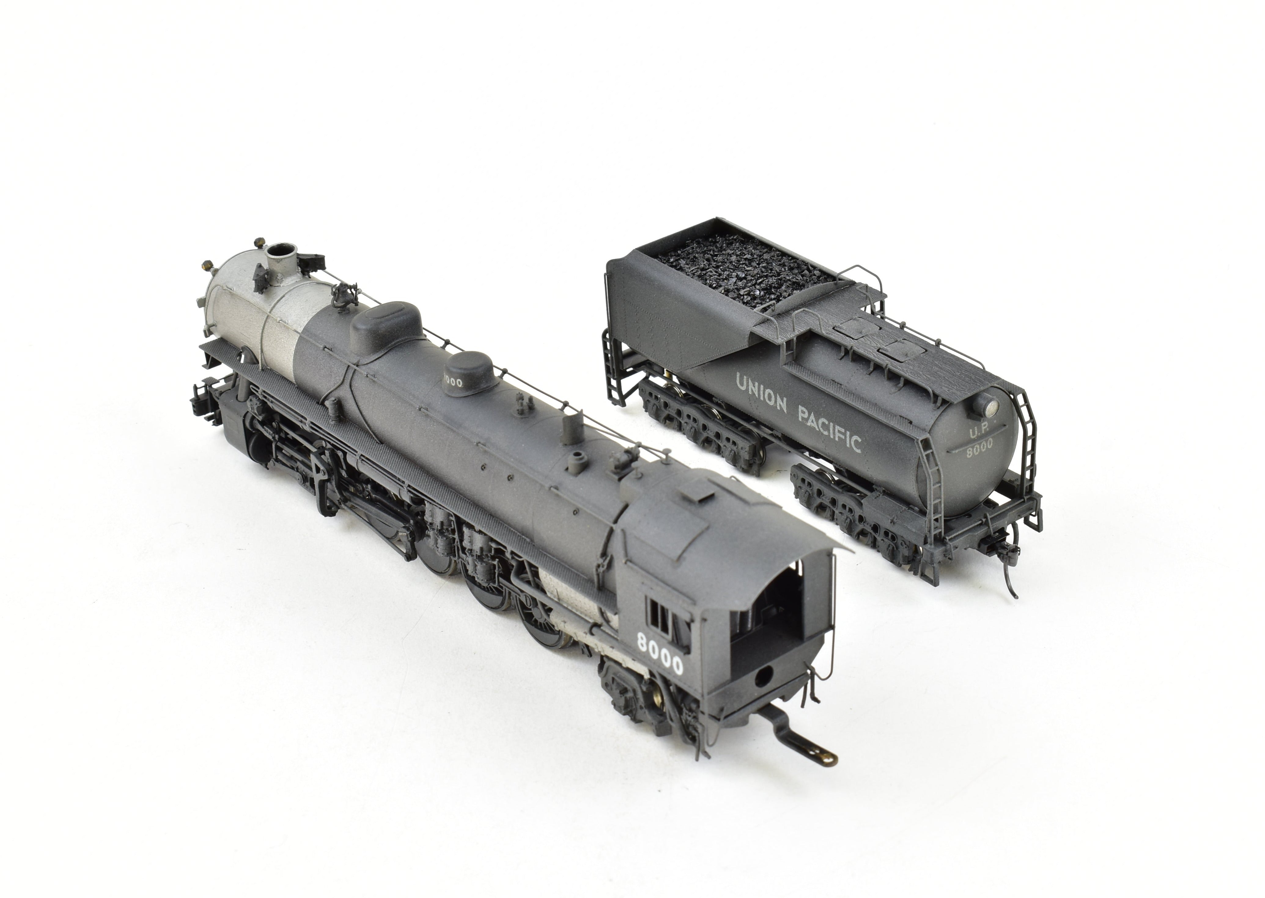 HO Scale Brass Model Train - Westside Model Co. Union Pacific 8000 Class 4 - 10 - 2 Custom Painted Locomotive No. 8000
