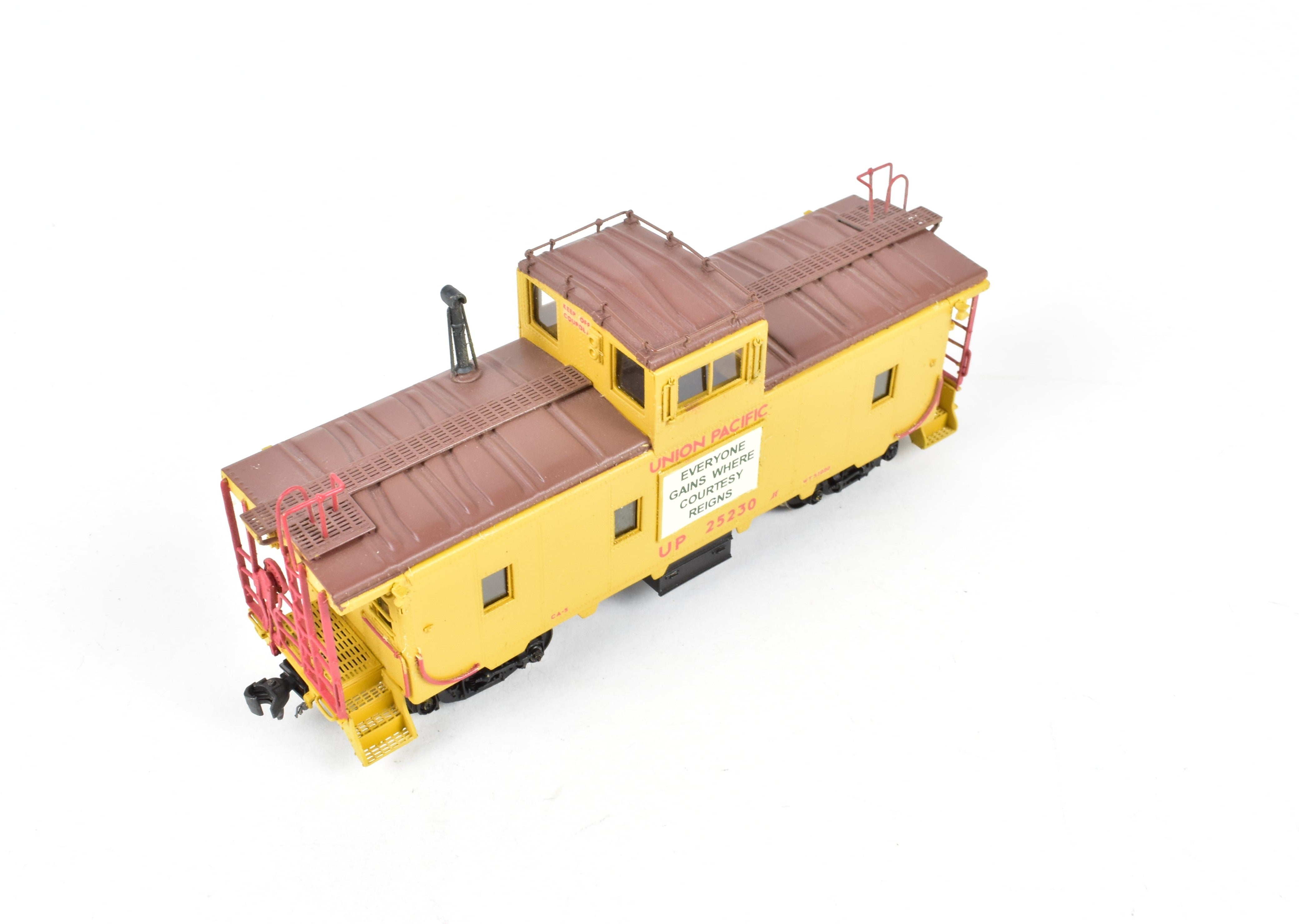 HO Scale Brass OMI - Overland Models, Inc. Union Pacific (UP) CA - 5 Caboose with Custom Paint and Spare Parts