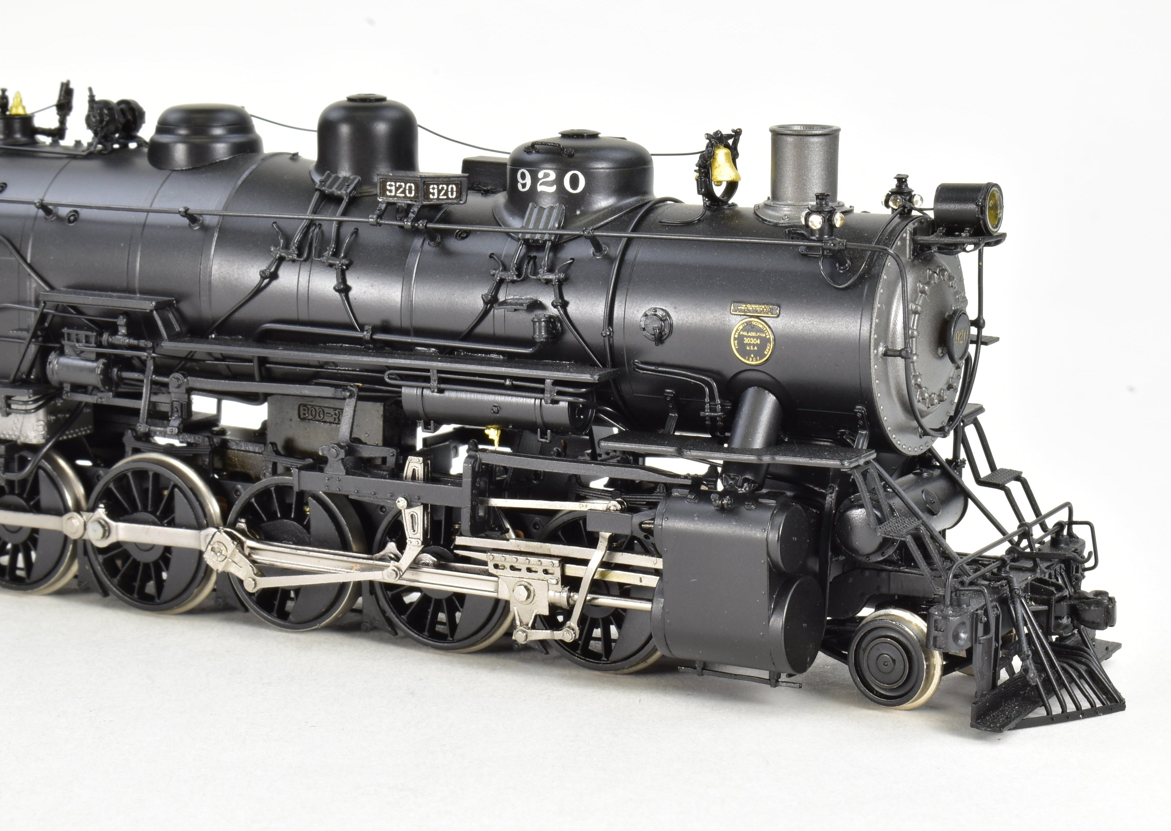HO Scale Brass ATSF - Santa Fe 2-10-2 #920 Factory Painted Division Point Model