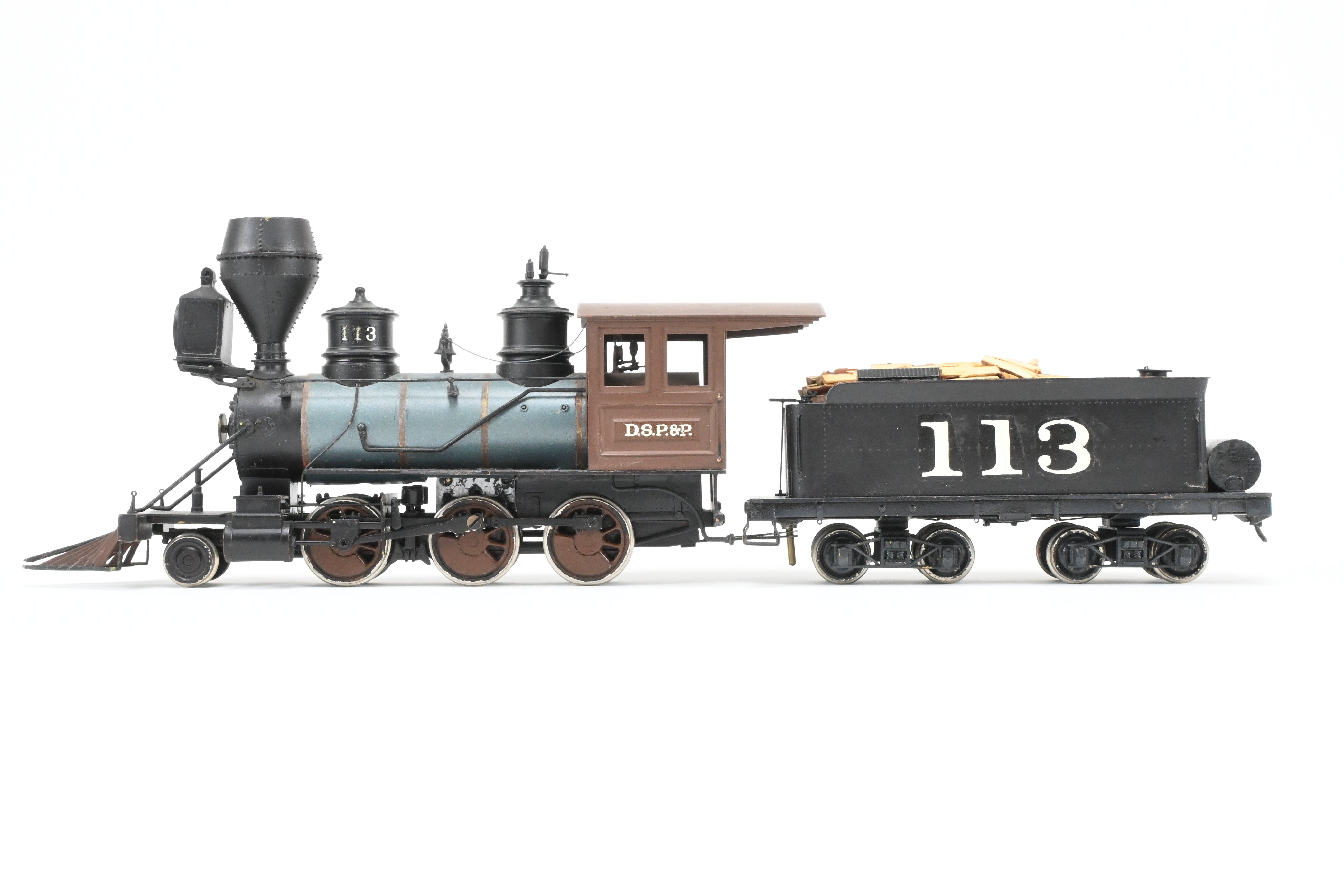 Upgraded Brass Balboa 2-6-0 Cook CP #113 Model with Can Motor