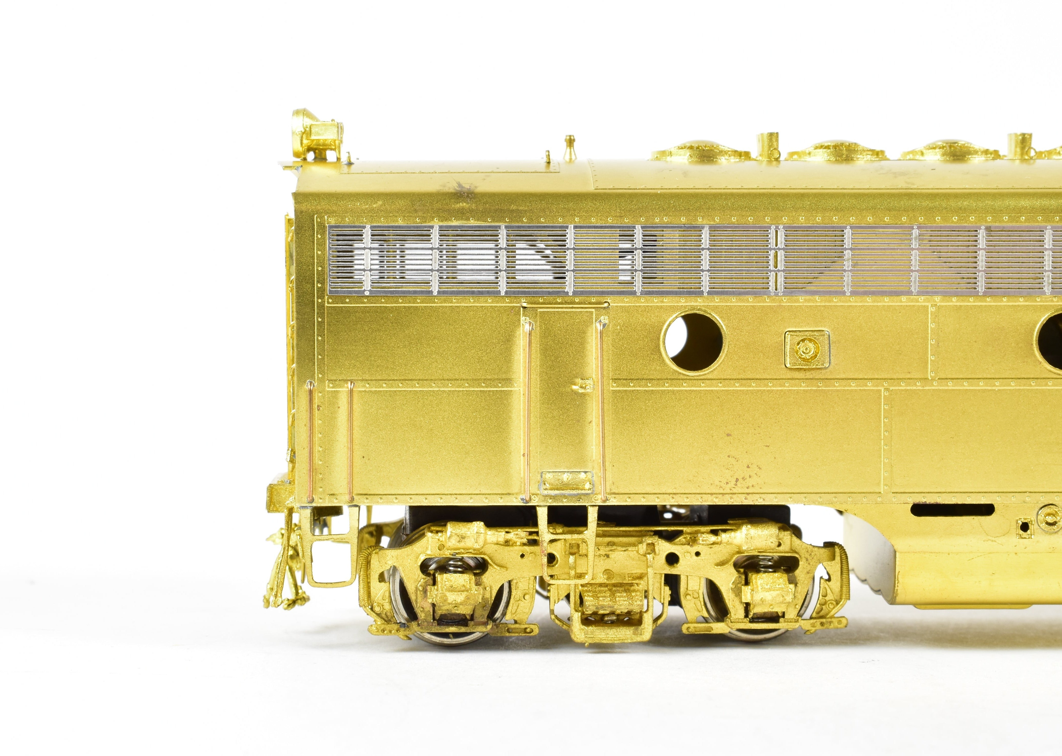 HO Scale Brass OMI - Overland Models Inc. Western Pacific EMD F7B Nos. 913B,C - 921B,C Freight Locomotive Models with Steam Headlight from the 1960 Era