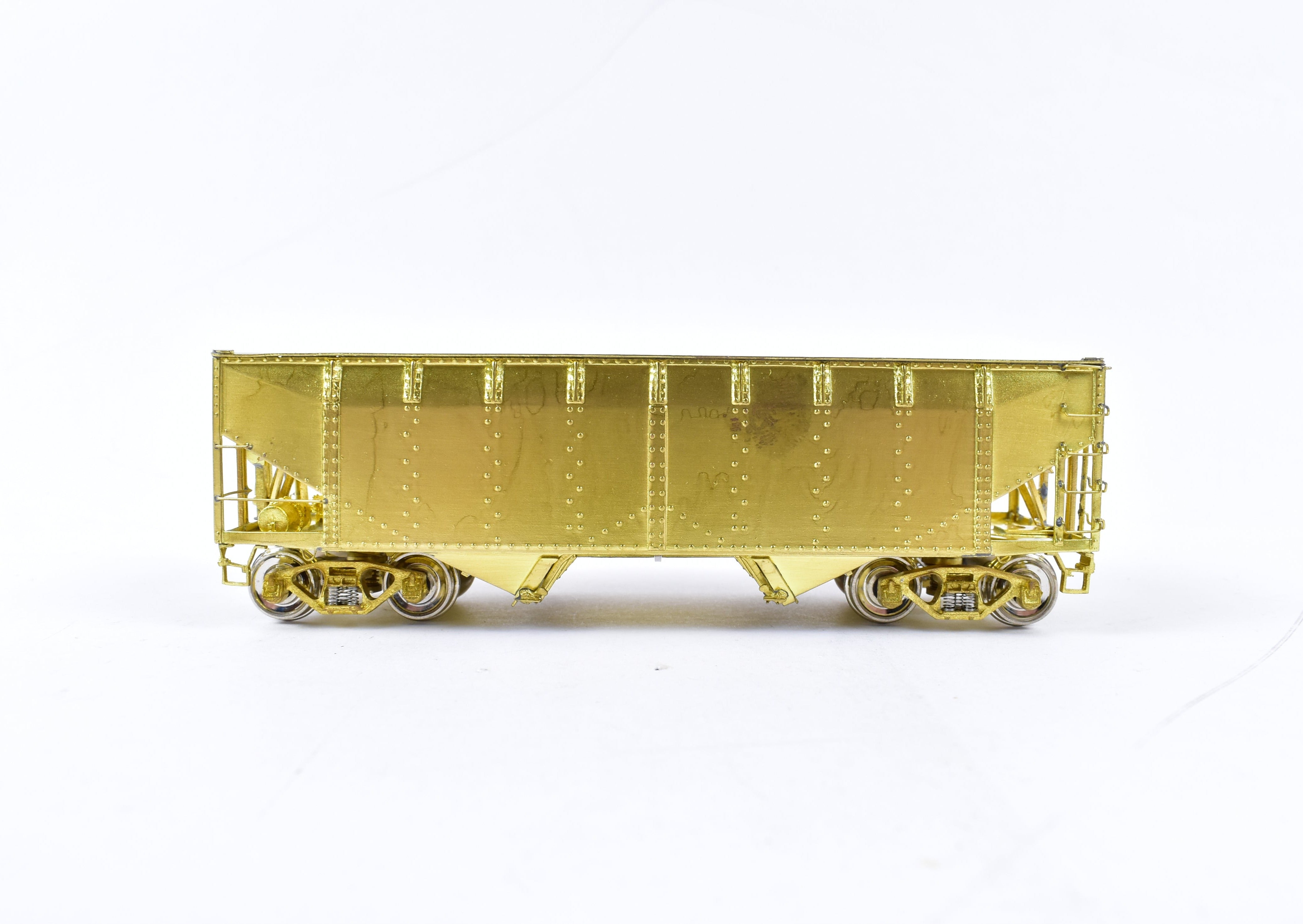 HO Scale Brass Freight Car - Overland Models, Inc. Chesapeake & Ohio (C&O) H-6 2 Bay Hopper Model