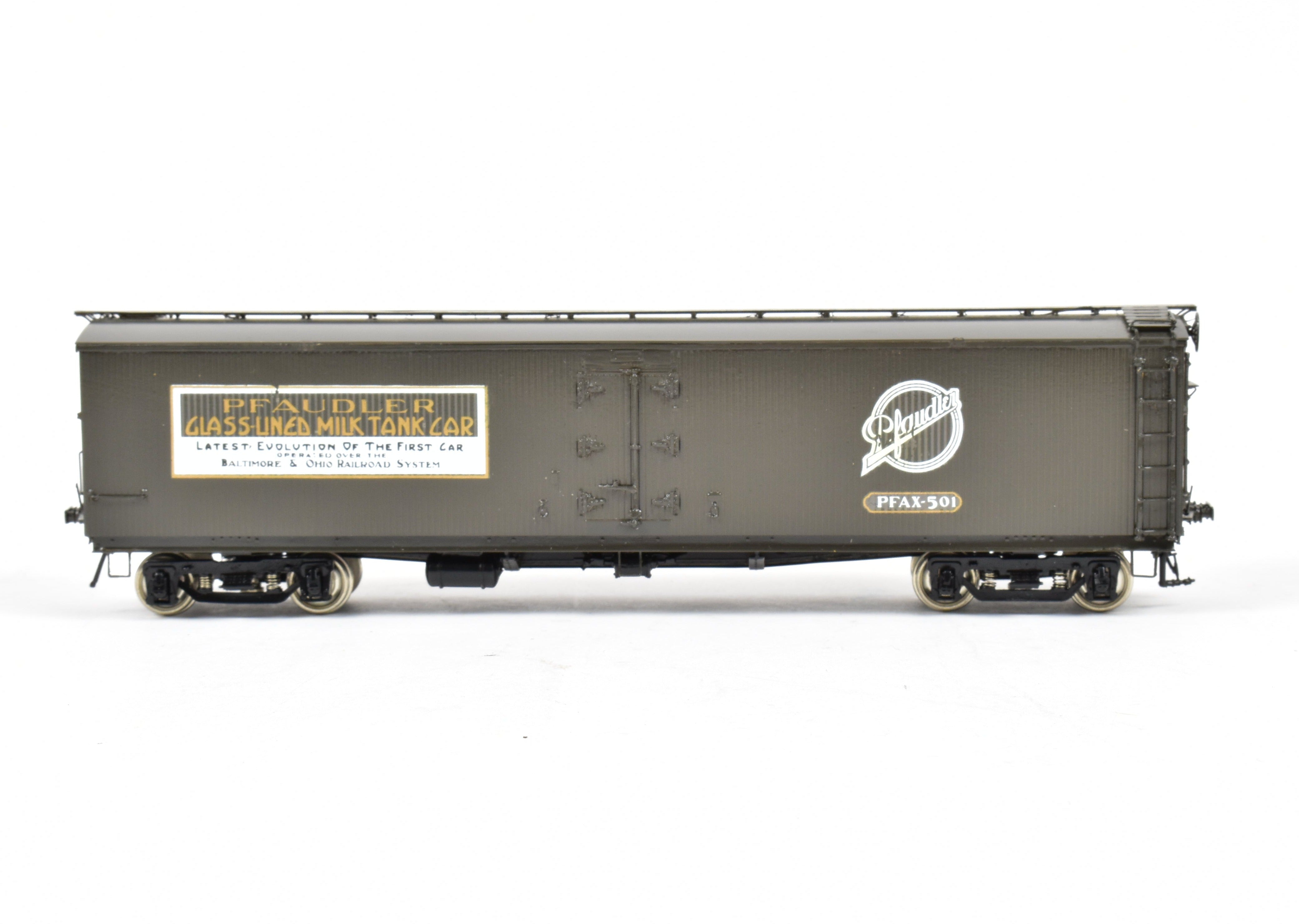 1987 HO Brass Precision Scale Co. 50' Pfaudler Milk Tank Car Model