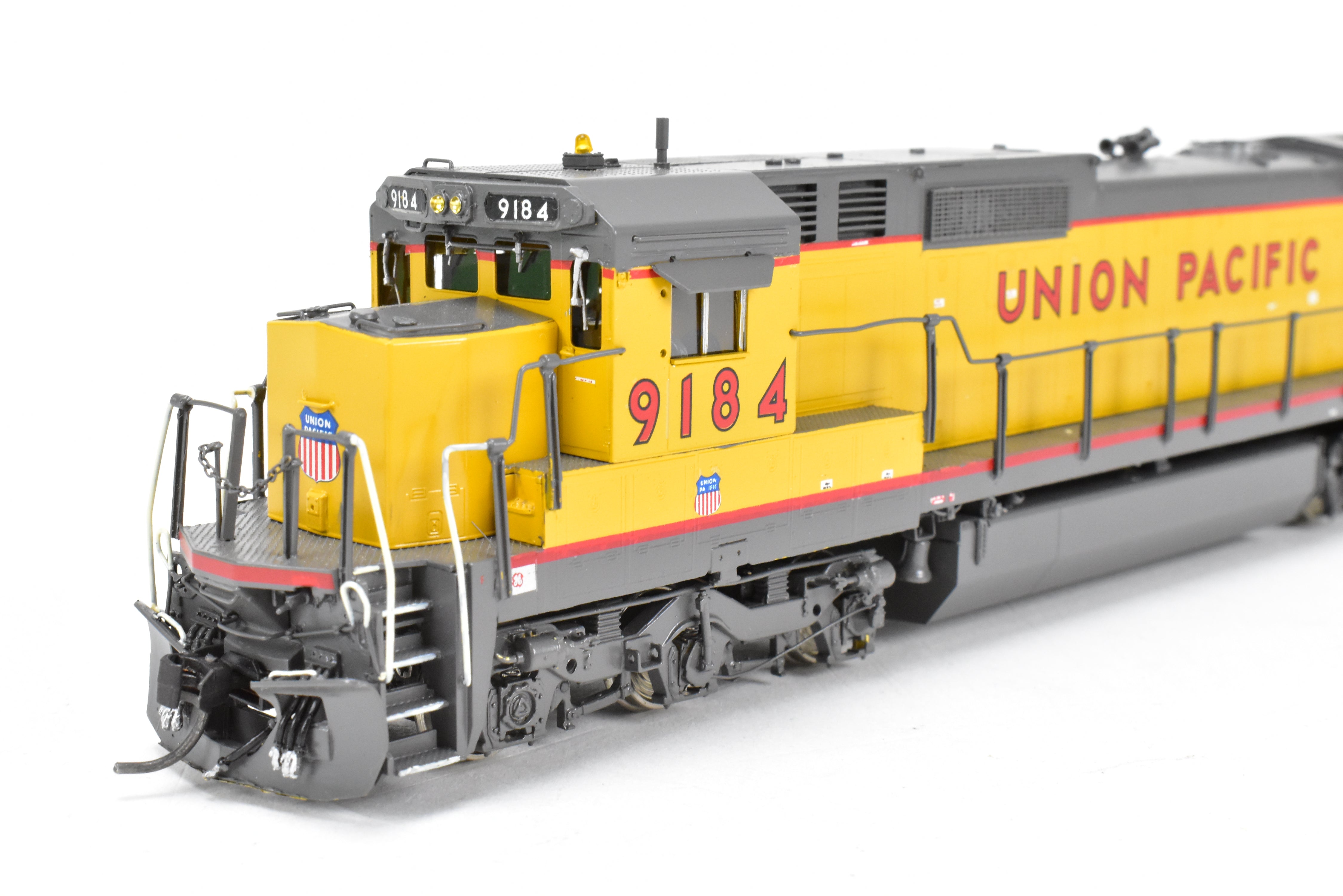 HO Scale Brass Union Pacific GE Dash 8 - 40C Locomotive Model by Overland Models, Inc. Custom Painted with Road Number 9184