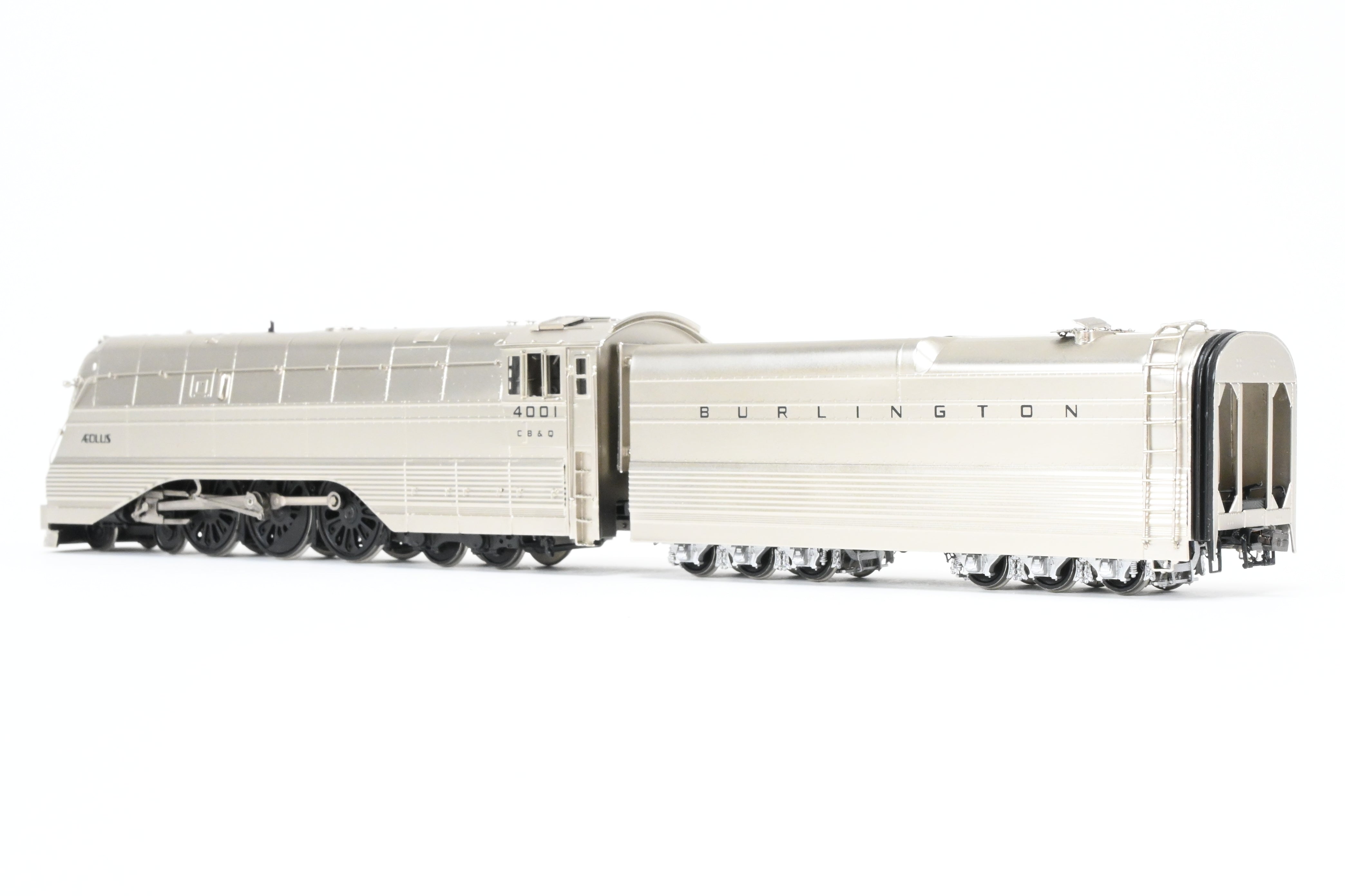 HO Brass Precision Scale Co. CB&Q Burlington Route S4a 4-6-4 Hudson Aeolus No. 4001