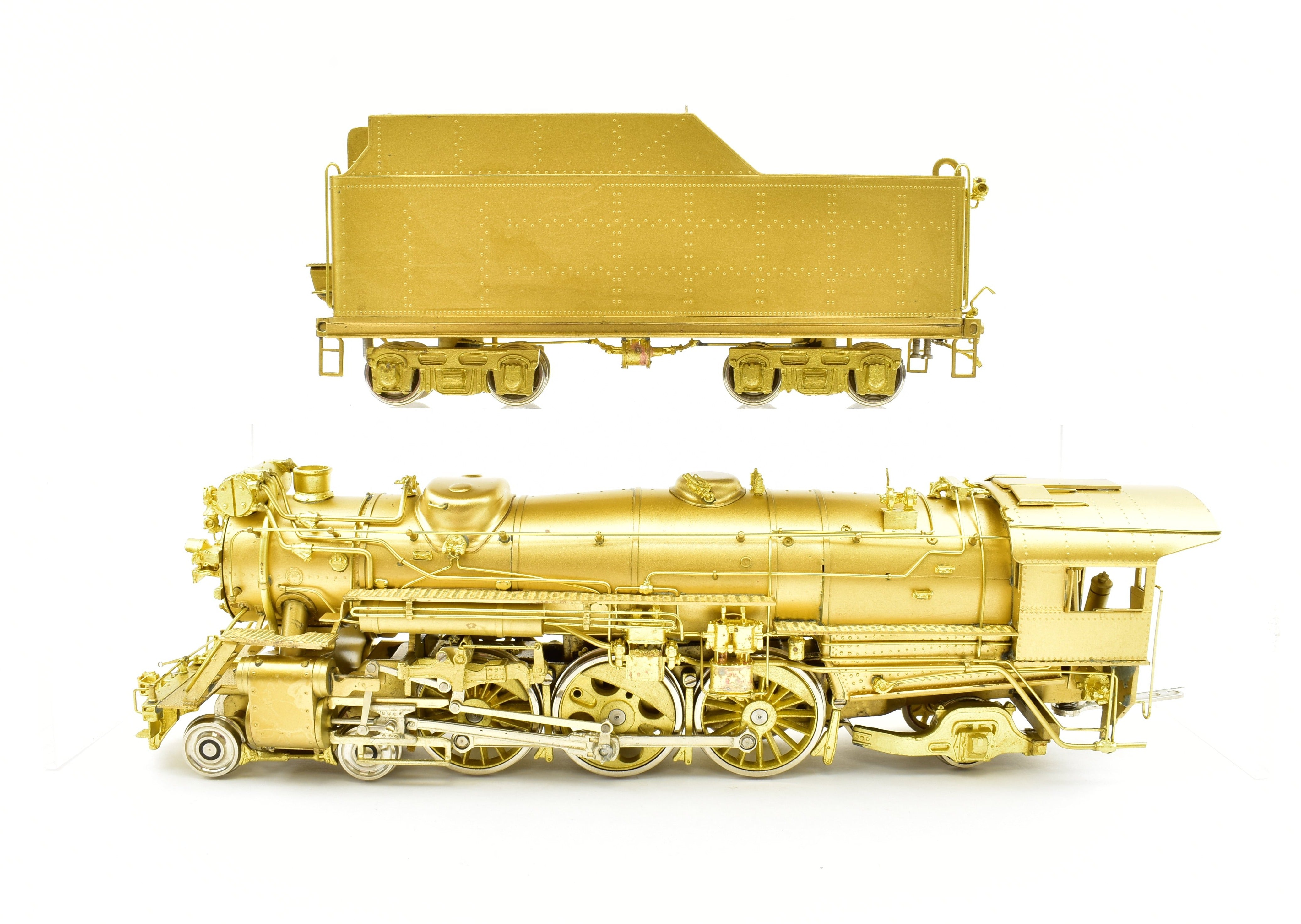 HO Scale Brass Key Imports Erie Railroad K - 5a 4 - 6 - 2 Pacific Steam Locomotive Model from 1941 Era