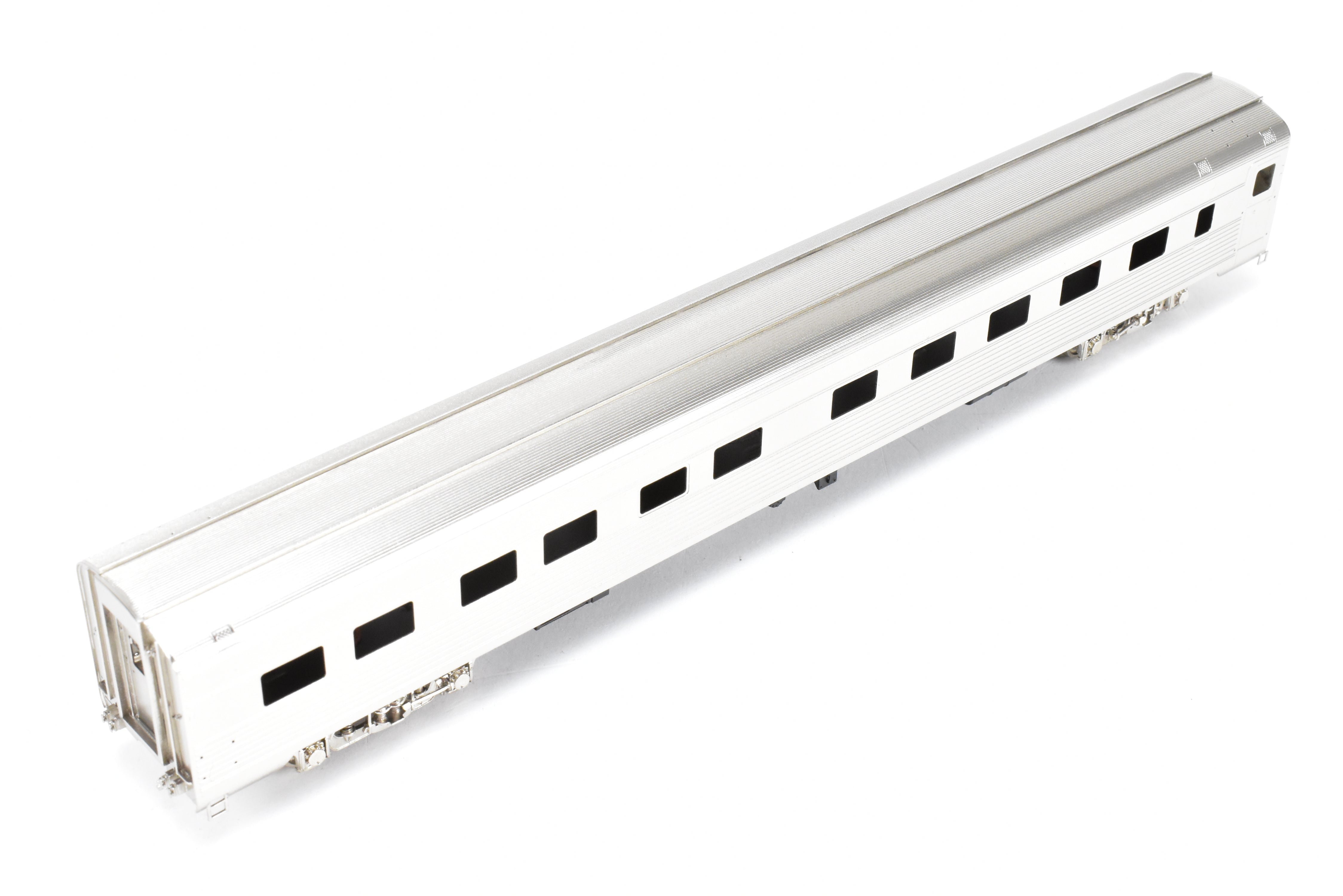 HO Scale Brass Train Model - Amtrak Budd 10 RMT - 6DBR Pacific Series Sleeper Heritage HEP Version by Cascade Models