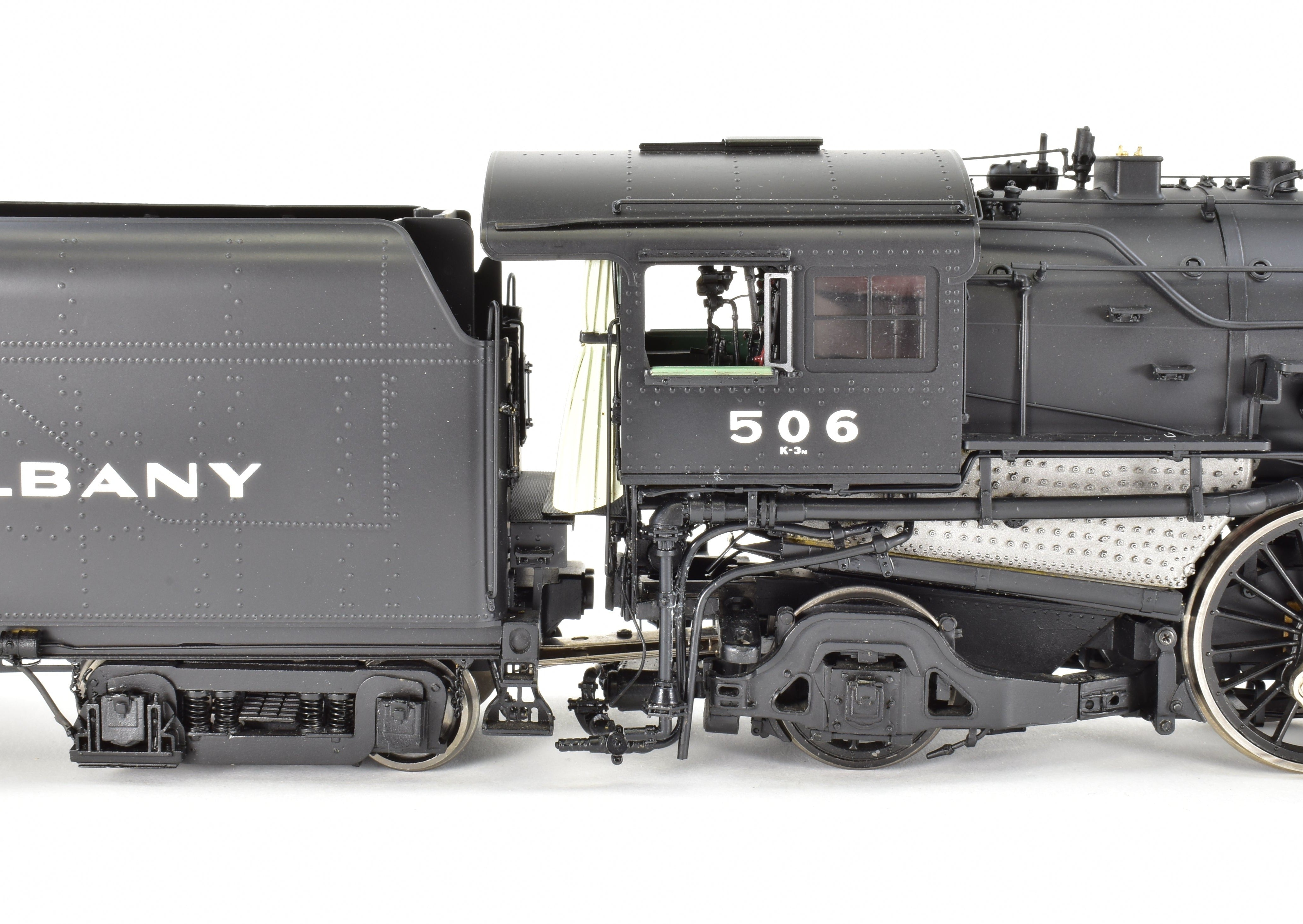 O Scale 1:48 Brass Steam Locomotive - Key Imports B&A - Boston & Albany K-3n 4-6-2 Pacific Factory Painted Model #506