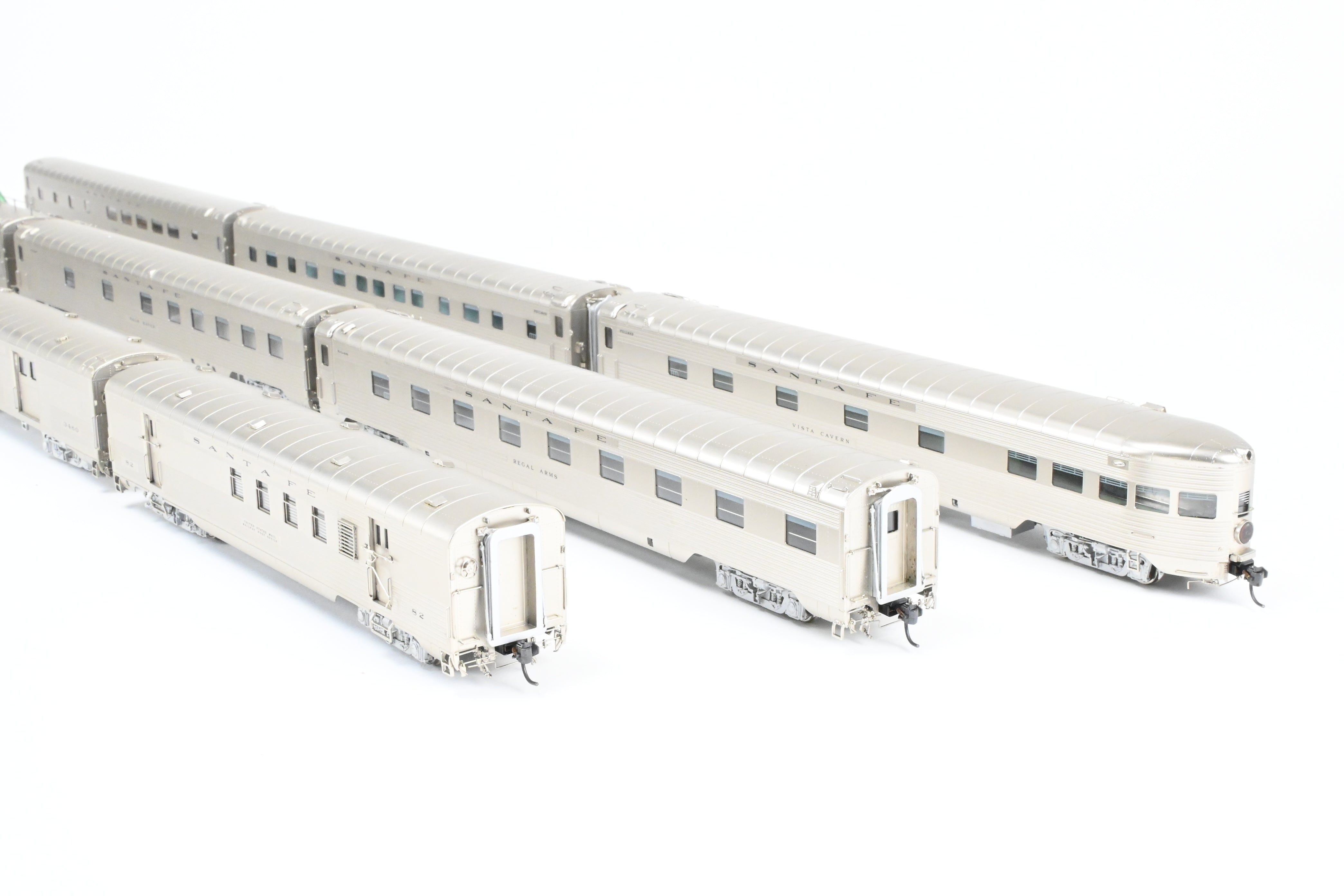 1997 HO Brass CIL Challenger Imports ATSF Santa Fe 10-Car Super Chief Set
