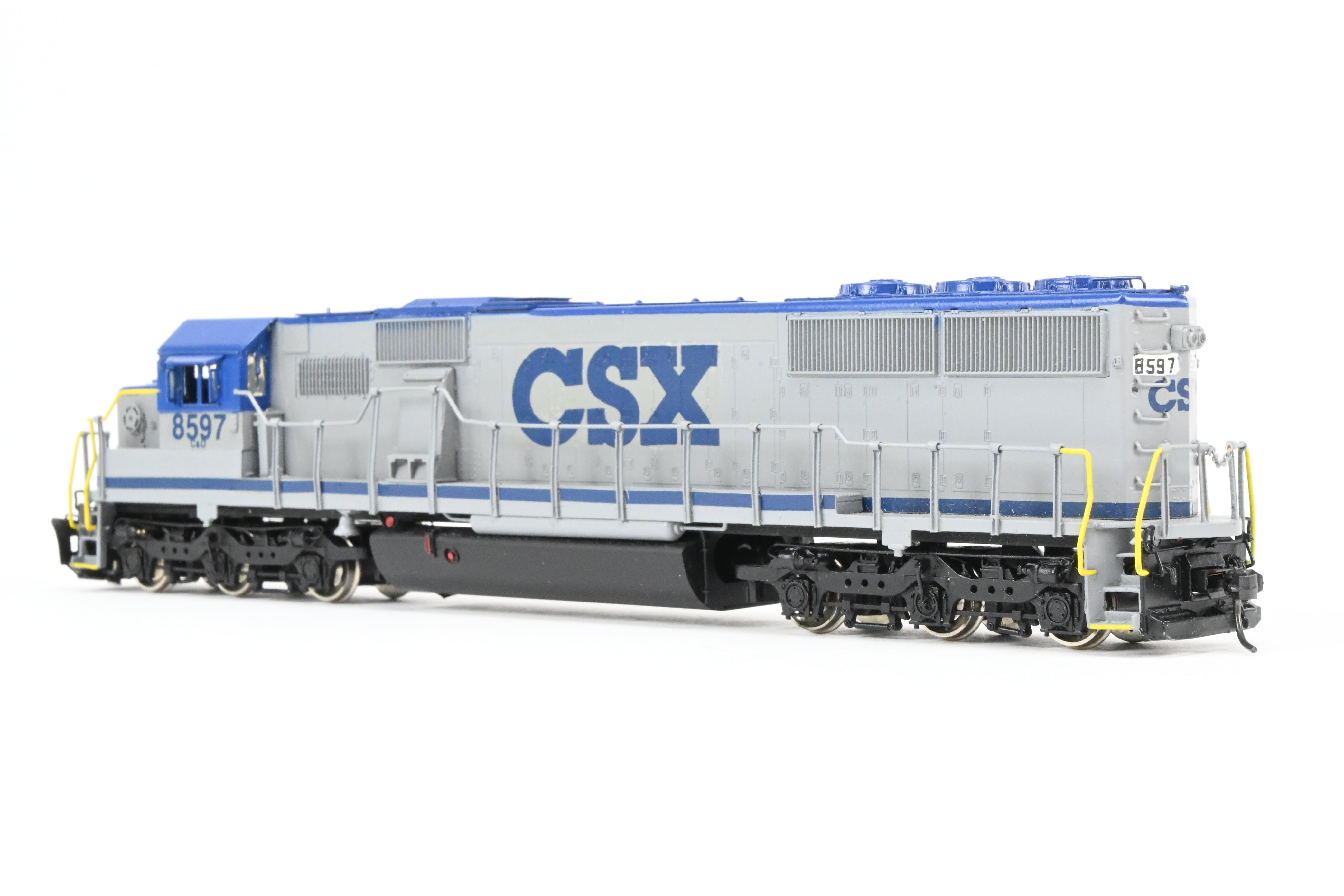 HO Scale Brass Model Train - Overland Models, Inc. CSX Transportation EMD SD50 Low Hood, Formerly Chesapeake & Ohio, Custom Painted in CSX Stealth Scheme